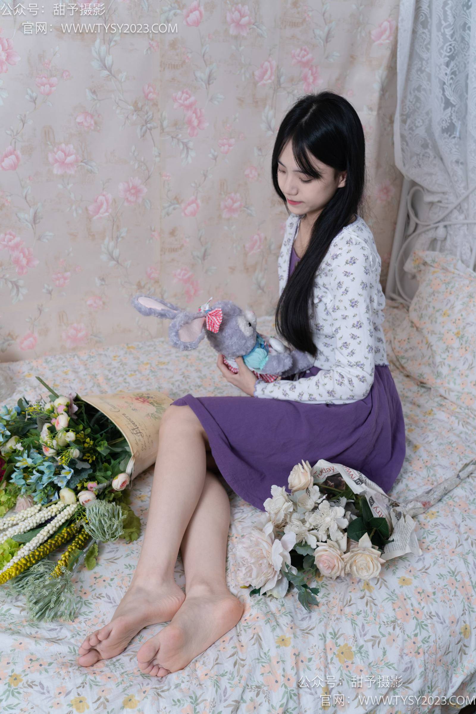 图片[110]-甜予摄影 NO.009 胡桃-皮鞋、白棉袜、裸足[122P] – 速更版-美库