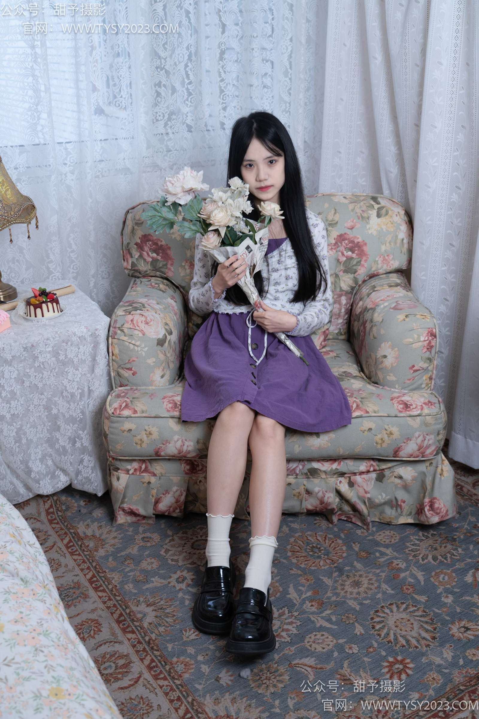 图片[123]-甜予摄影 NO.009 胡桃-皮鞋、白棉袜、裸足[122P] – 速更版-美库