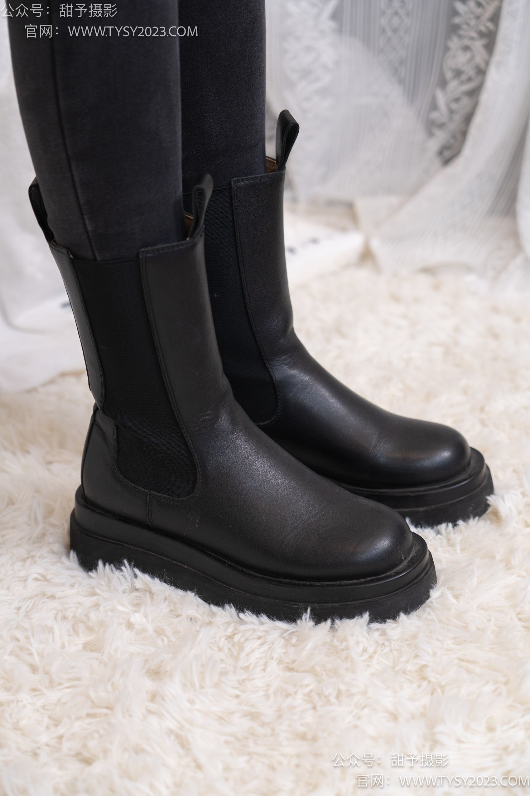 图片[33]-甜予摄影 NO.010 小离-靴子、白棉袜、裸足[131P] – 速更版-美库