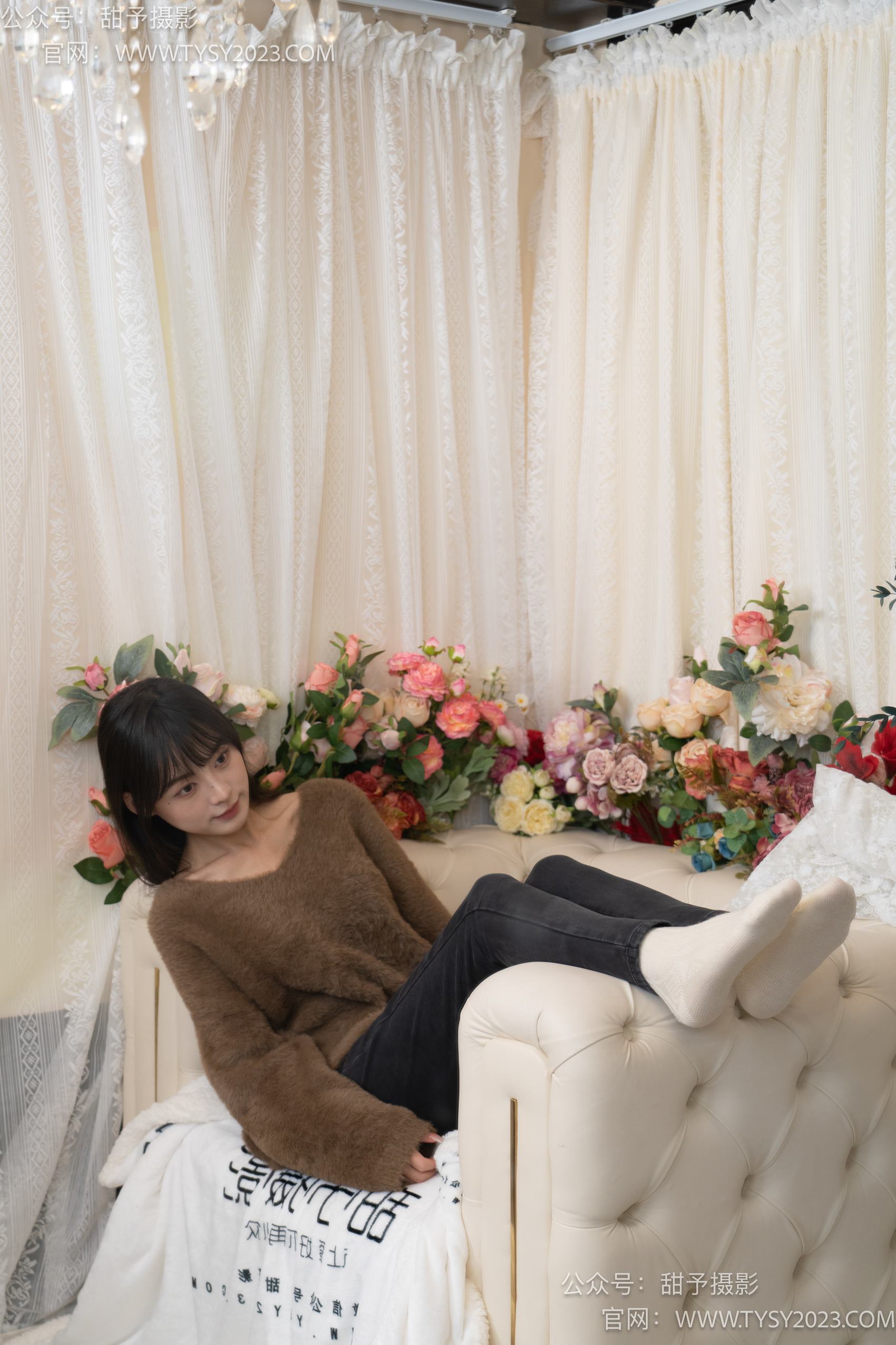 图片[71]-甜予摄影 NO.010 小离-靴子、白棉袜、裸足[131P] – 速更版-美库