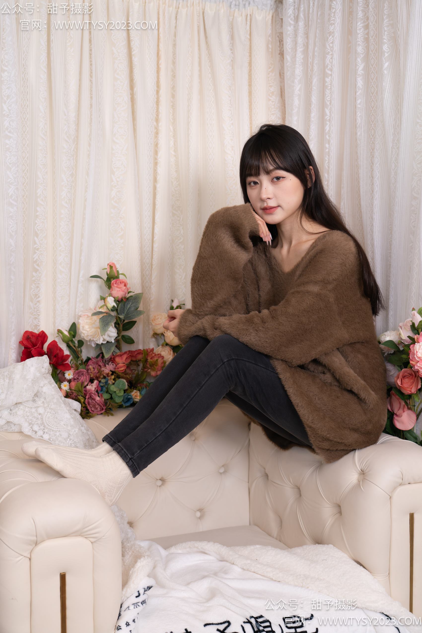 图片[91]-甜予摄影 NO.010 小离-靴子、白棉袜、裸足[131P] – 速更版-美库