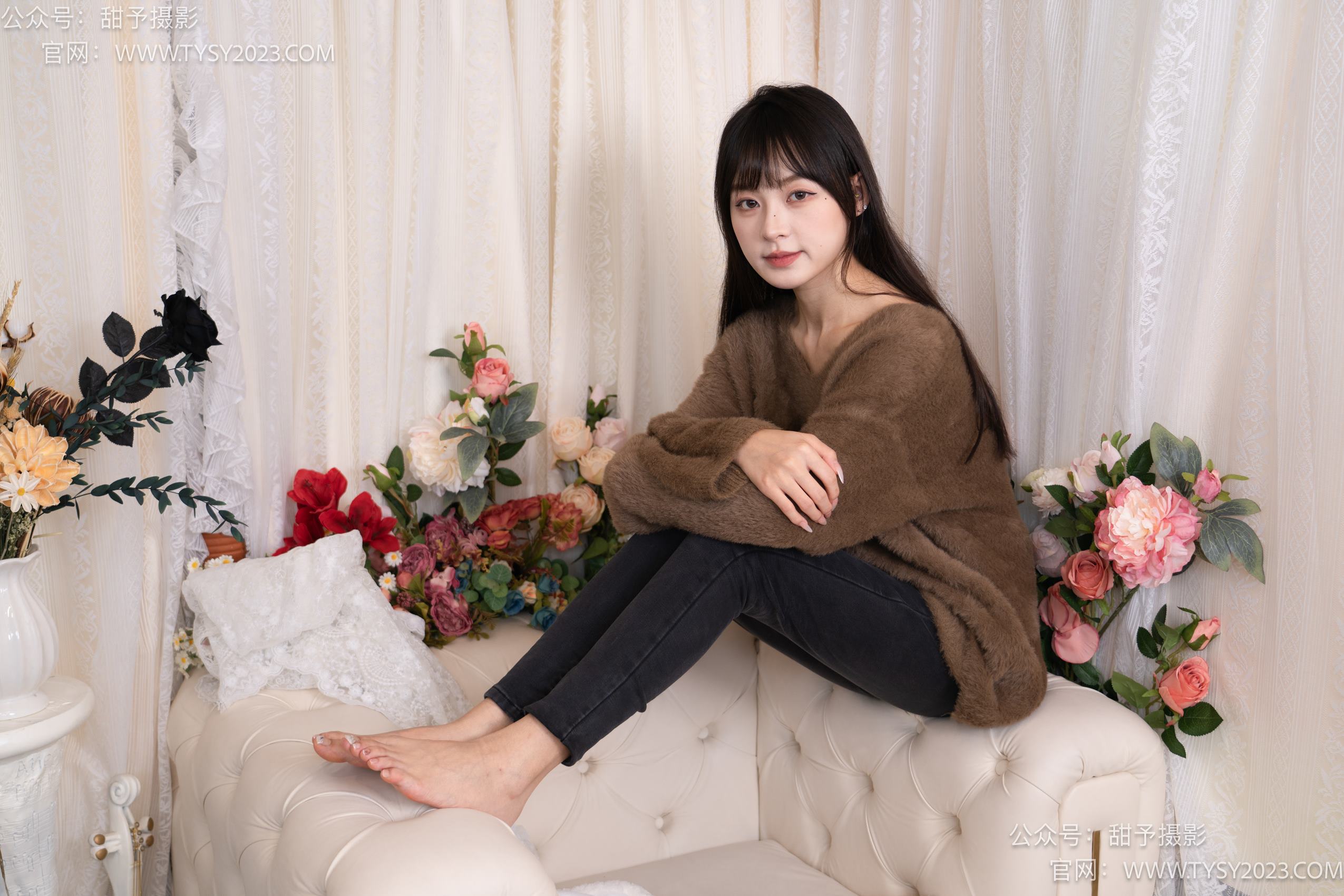 图片[103]-甜予摄影 NO.010 小离-靴子、白棉袜、裸足[131P] – 速更版-美库