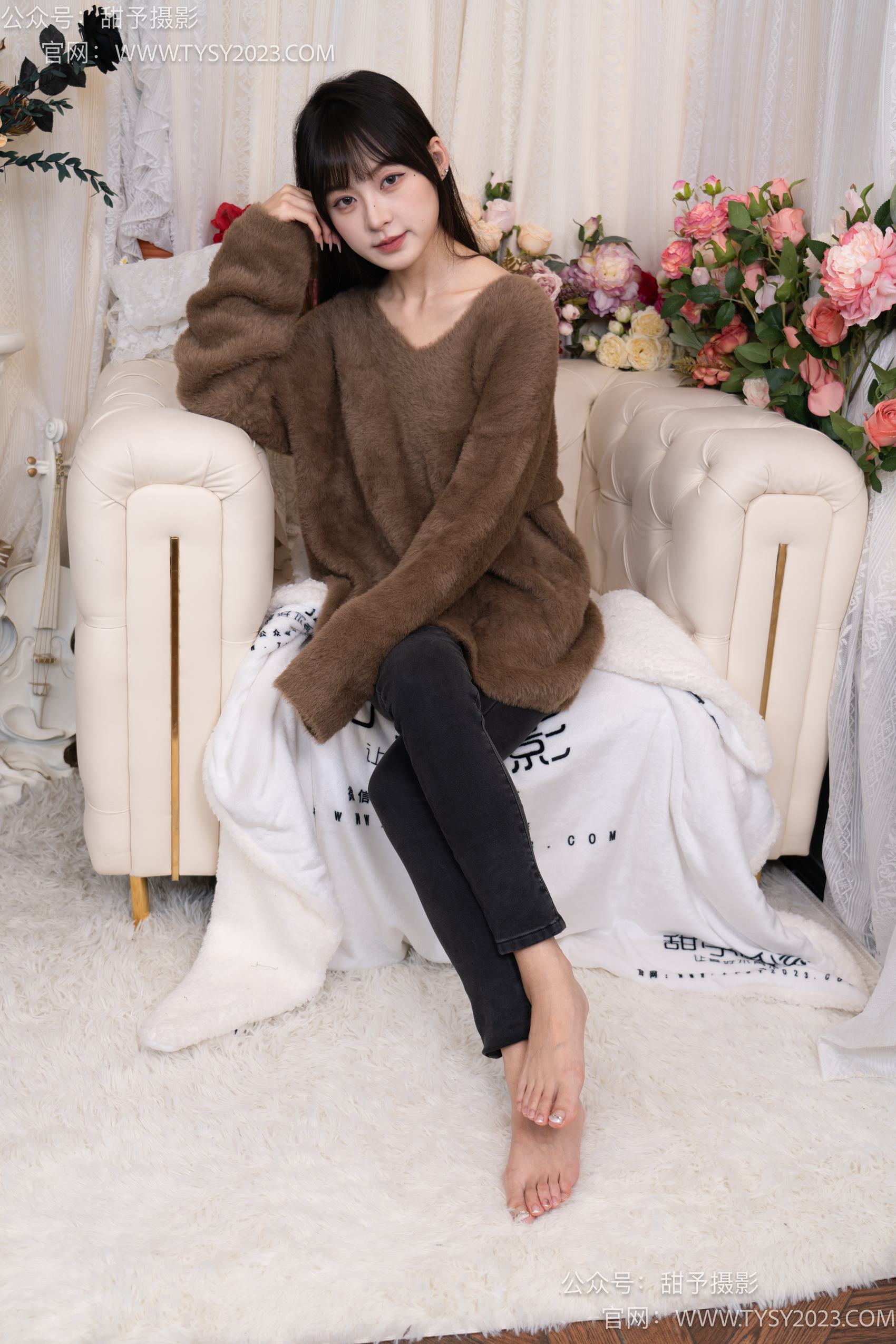 图片[107]-甜予摄影 NO.010 小离-靴子、白棉袜、裸足[131P] – 速更版-美库