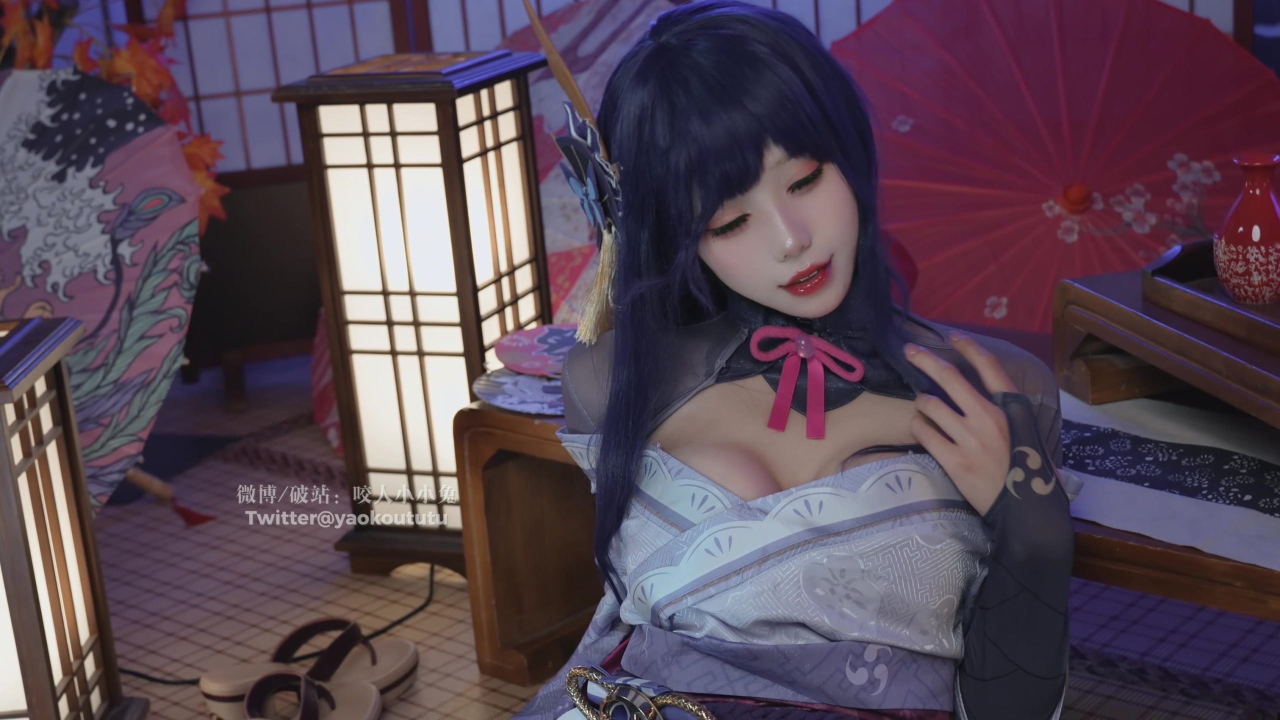 图片[10]-咬一口兔娘 – 原神雷电将军[32P] – 速更版-美库