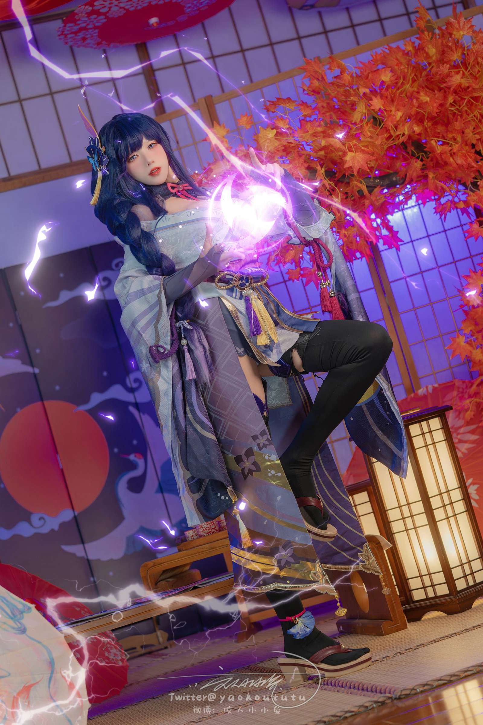 图片[14]-咬一口兔娘 – 原神雷电将军[32P] – 速更版-美库