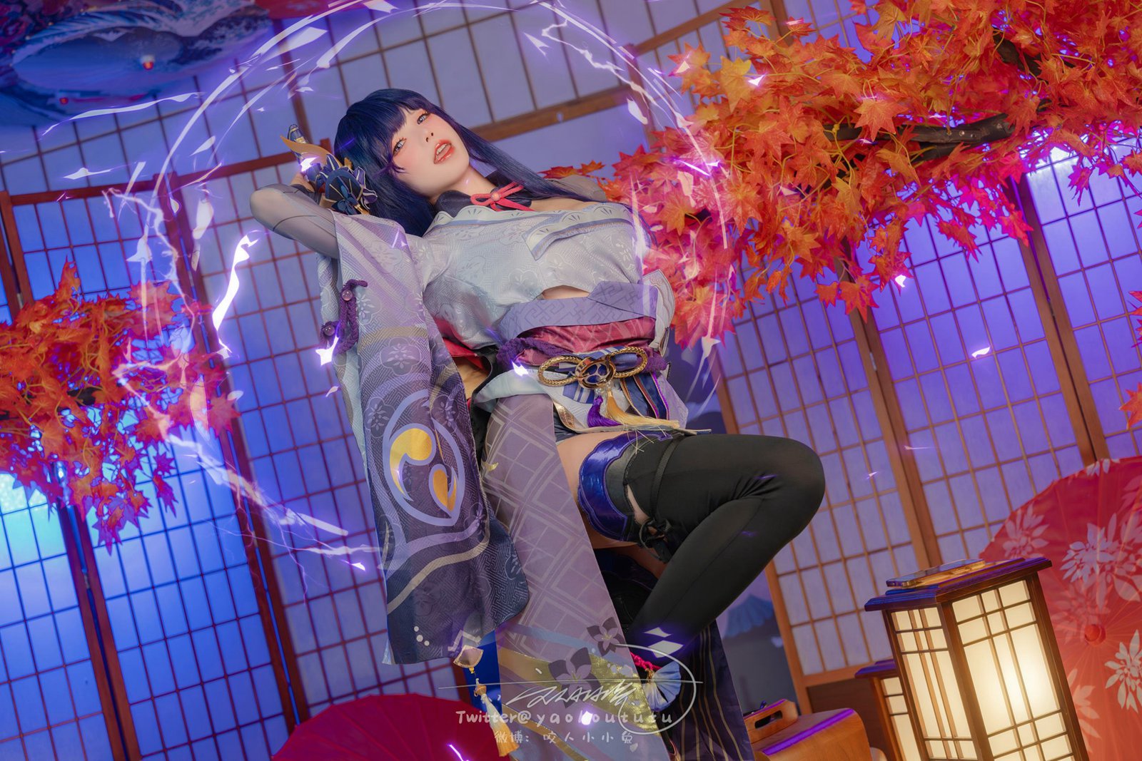 图片[17]-咬一口兔娘 – 原神雷电将军[32P] – 速更版-美库