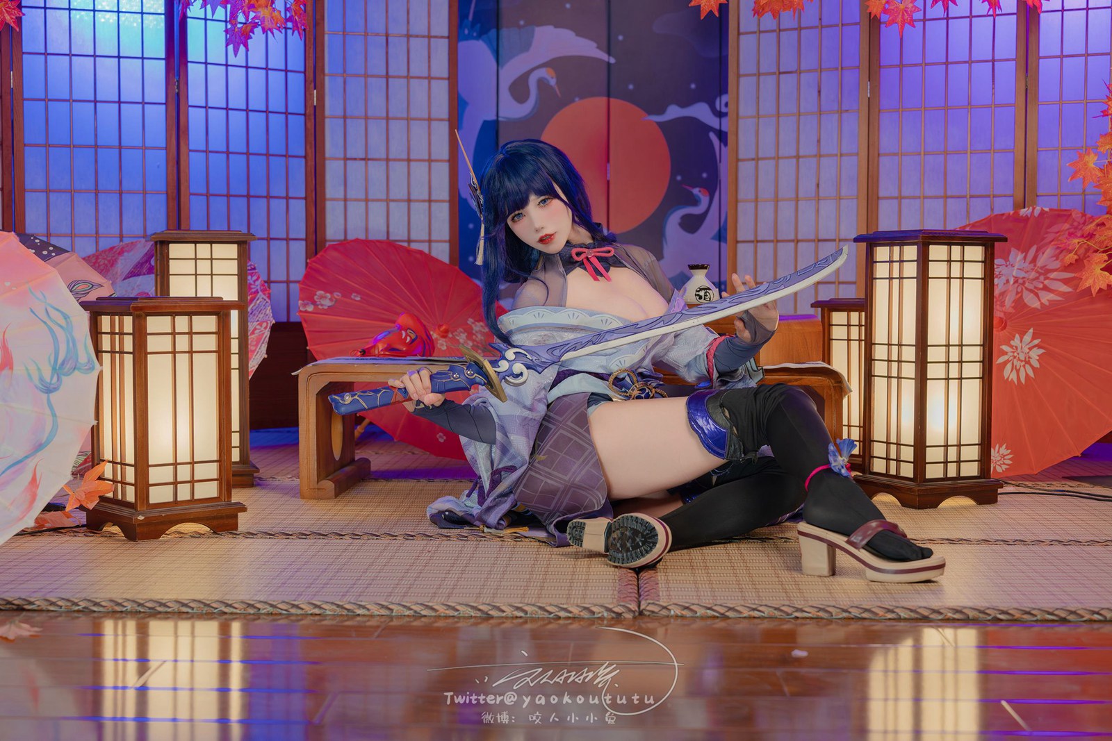 图片[22]-咬一口兔娘 – 原神雷电将军[32P] – 速更版-美库