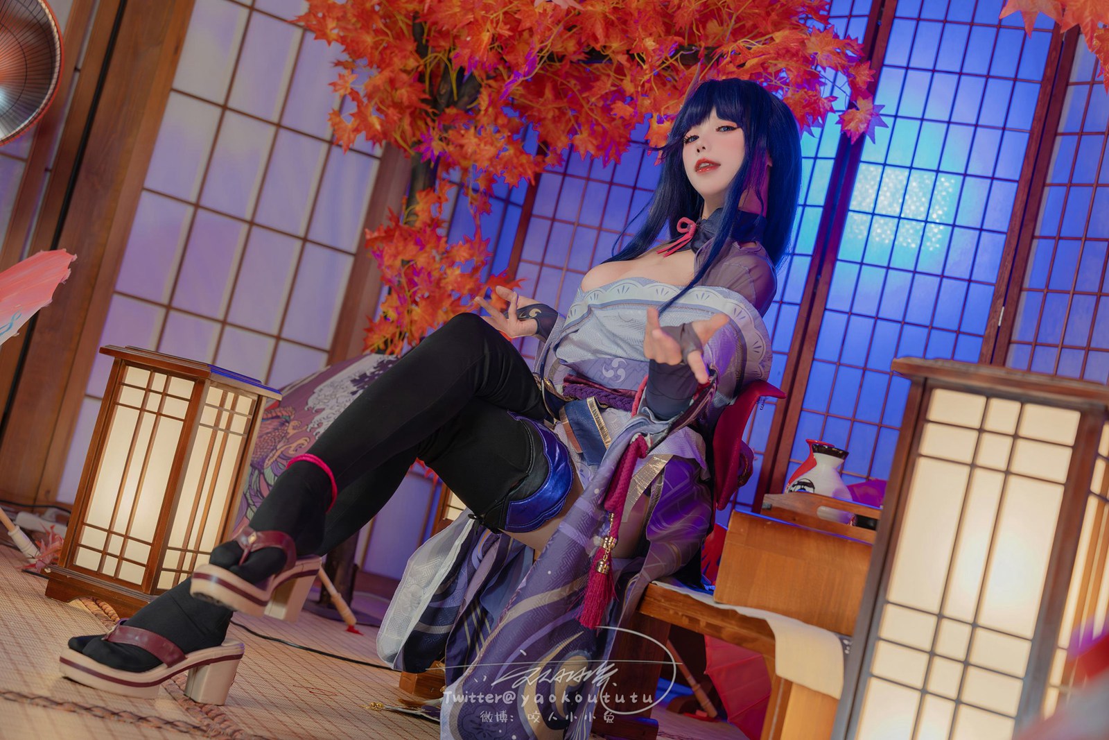 图片[28]-咬一口兔娘 – 原神雷电将军[32P] – 速更版-美库