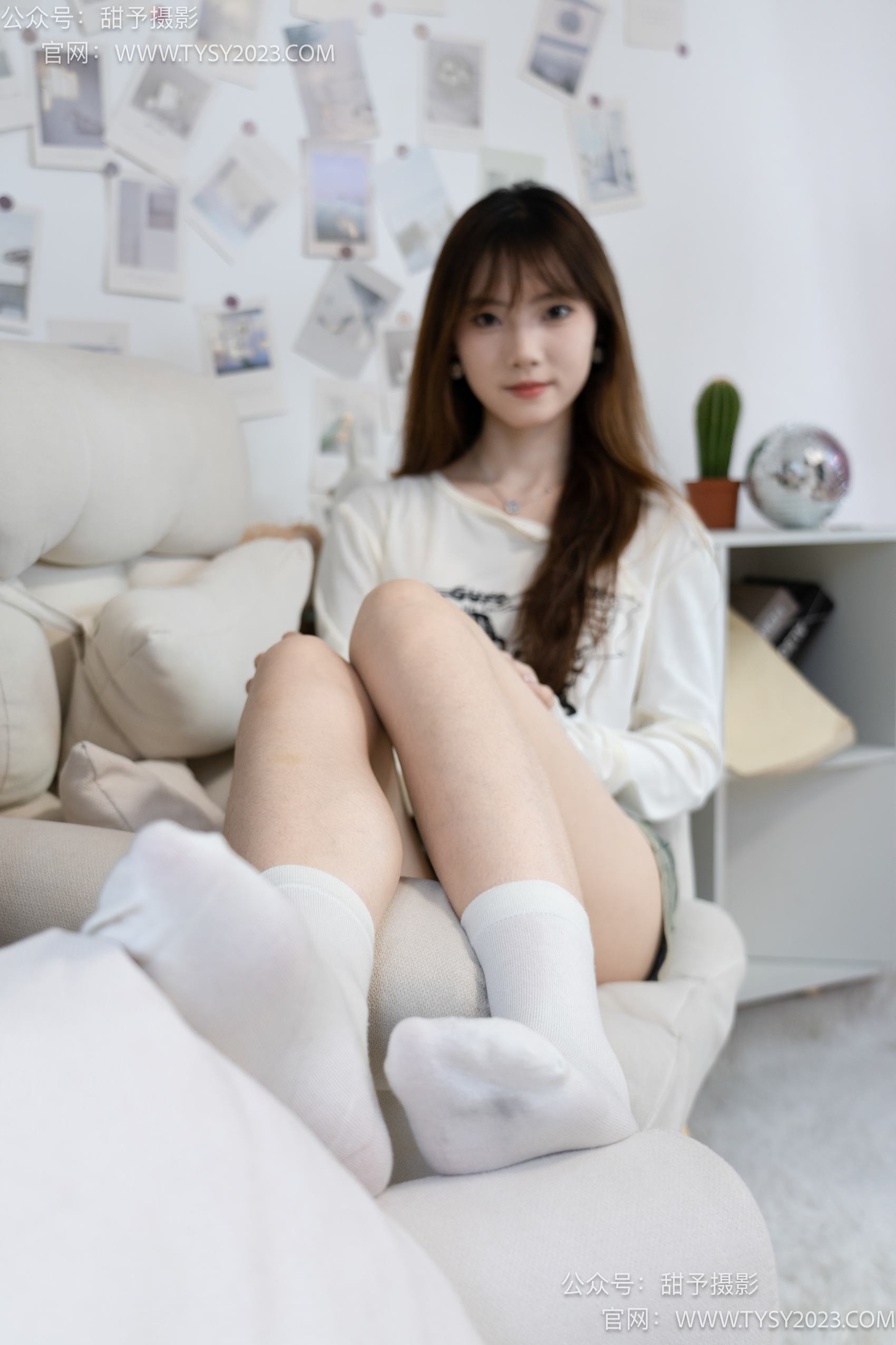 图片[63]-甜予摄影 NO.011 璇璇-板鞋、白棉袜、裸足[143P] – 速更版-美库