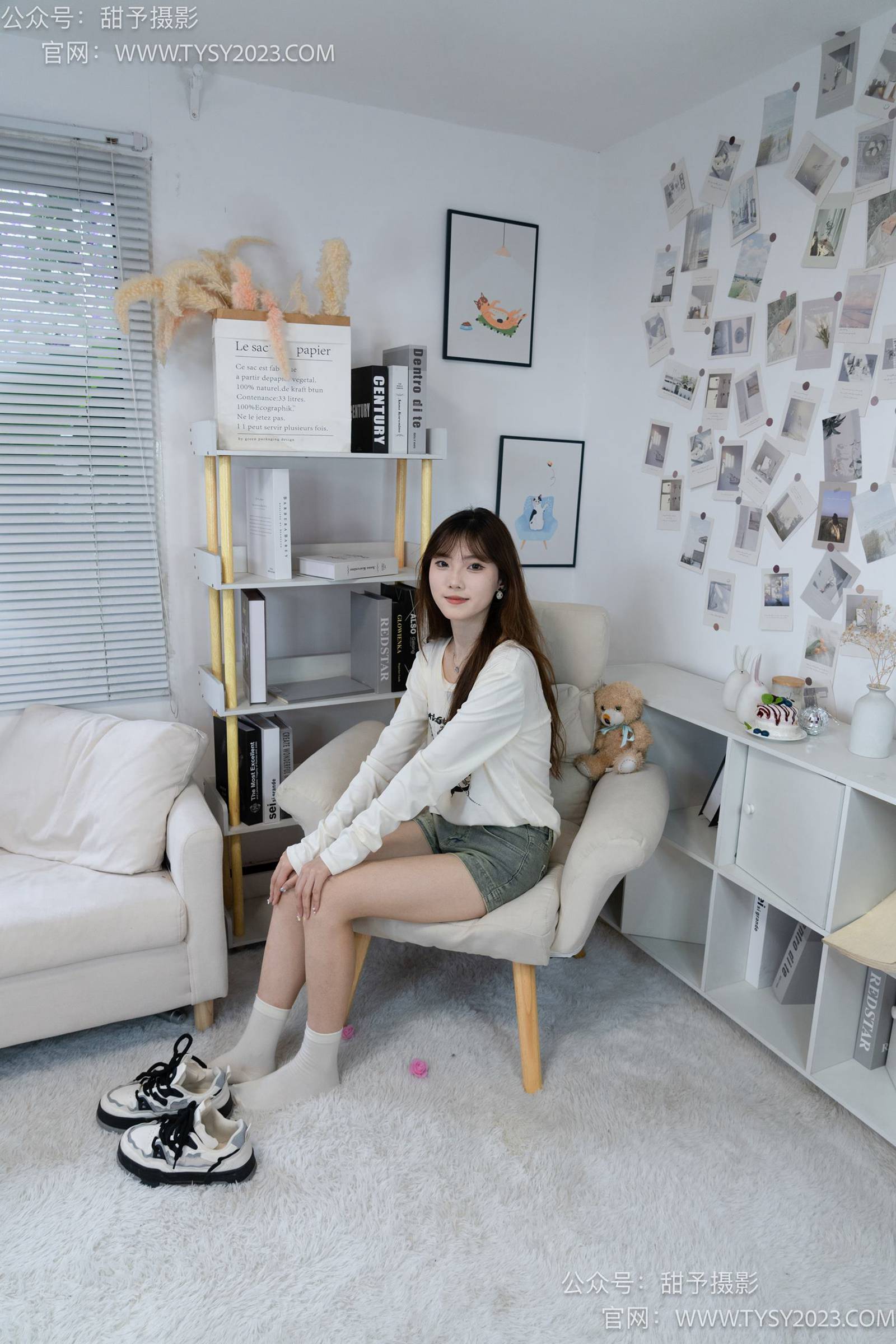 图片[75]-甜予摄影 NO.011 璇璇-板鞋、白棉袜、裸足[143P] – 速更版-美库