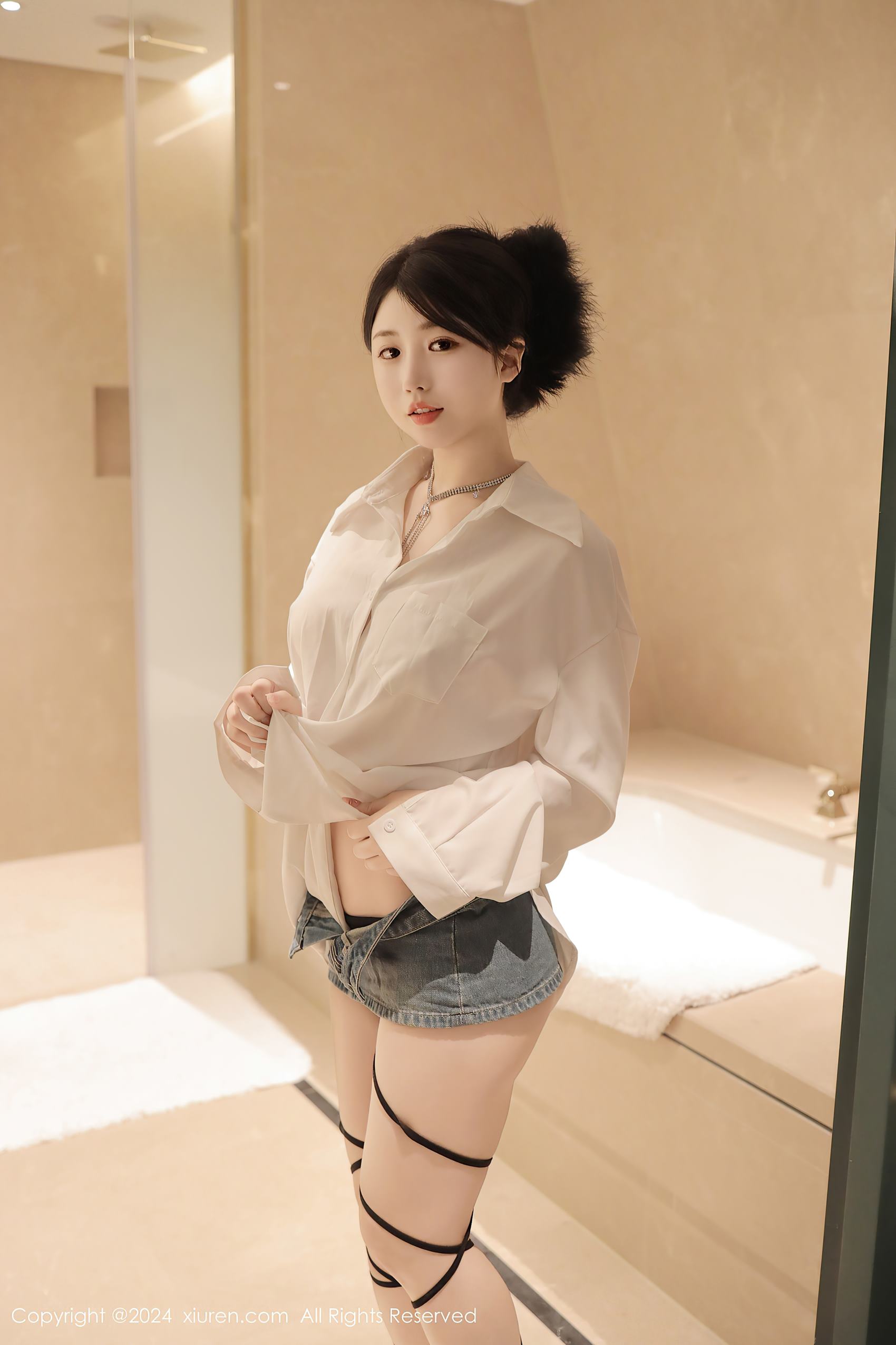 图片[13]-[Xiuren秀人网]2024.04.16 NO.8400 陈小花 白色衬衫 [33+1P] – 速更版-美库