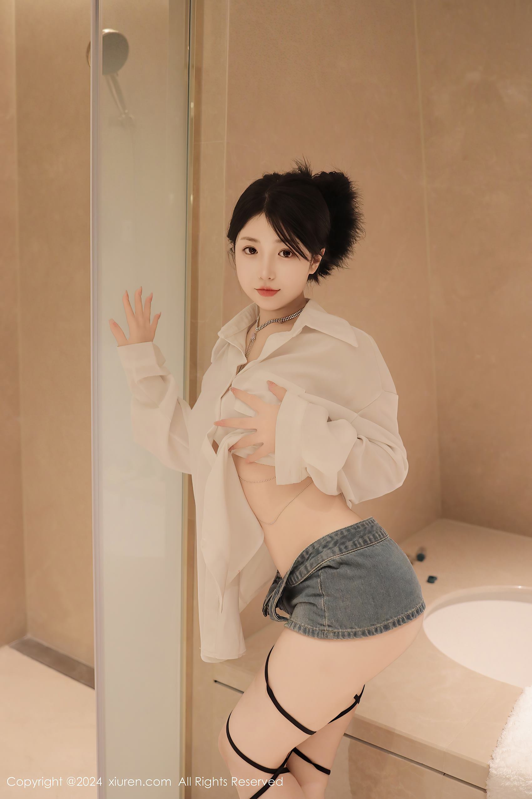 图片[19]-[Xiuren秀人网]2024.04.16 NO.8400 陈小花 白色衬衫 [33+1P] – 速更版-美库