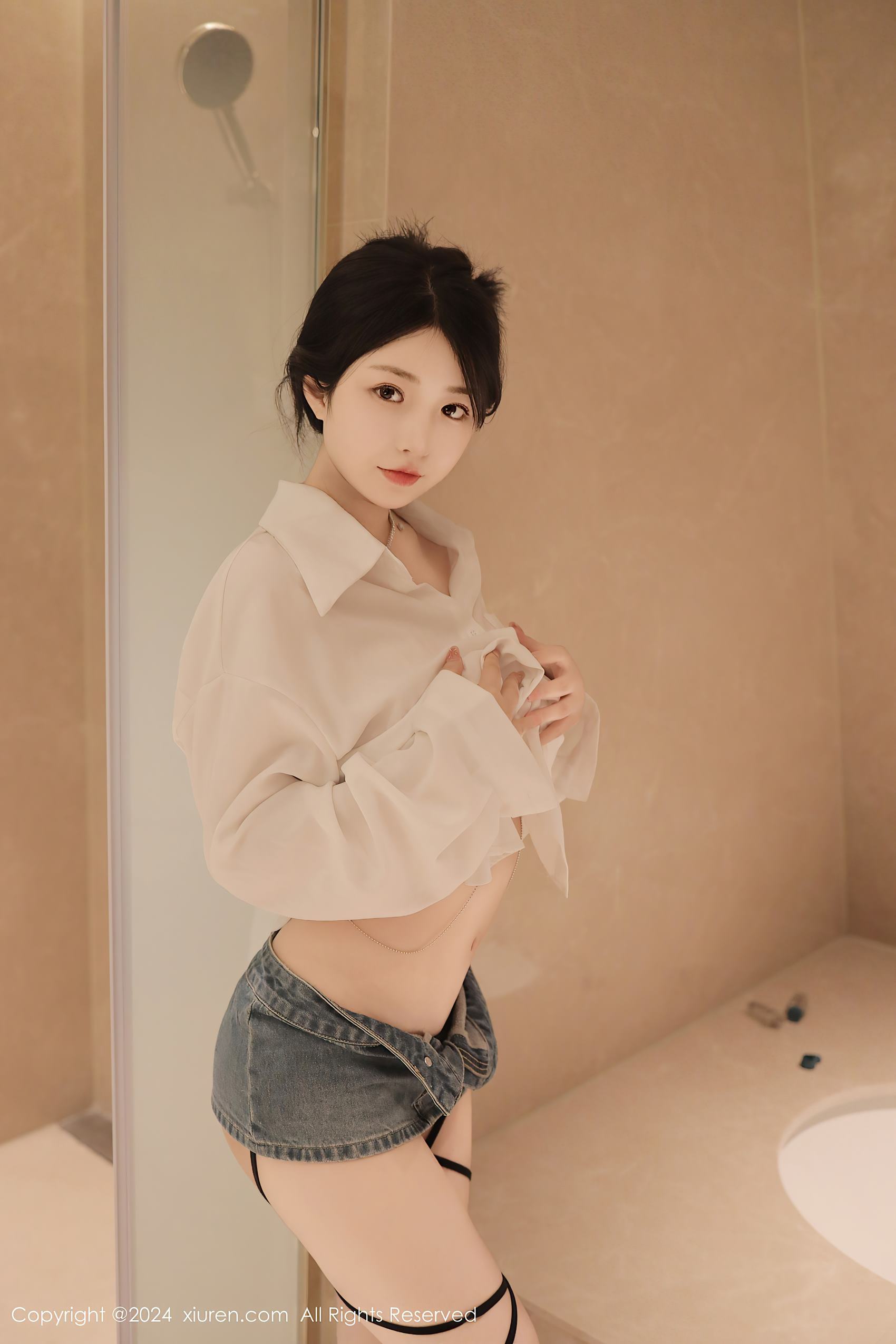 图片[20]-[Xiuren秀人网]2024.04.16 NO.8400 陈小花 白色衬衫 [33+1P] – 速更版-美库