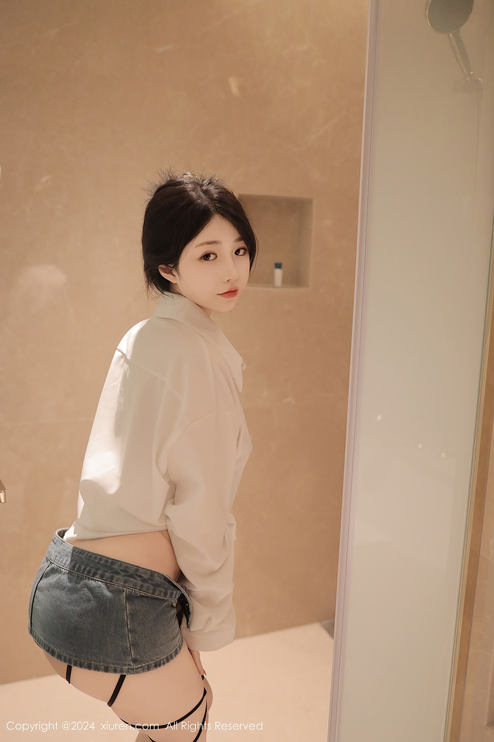 图片[25]-[Xiuren秀人网]2024.04.16 NO.8400 陈小花 白色衬衫 [33+1P] – 速更版-美库