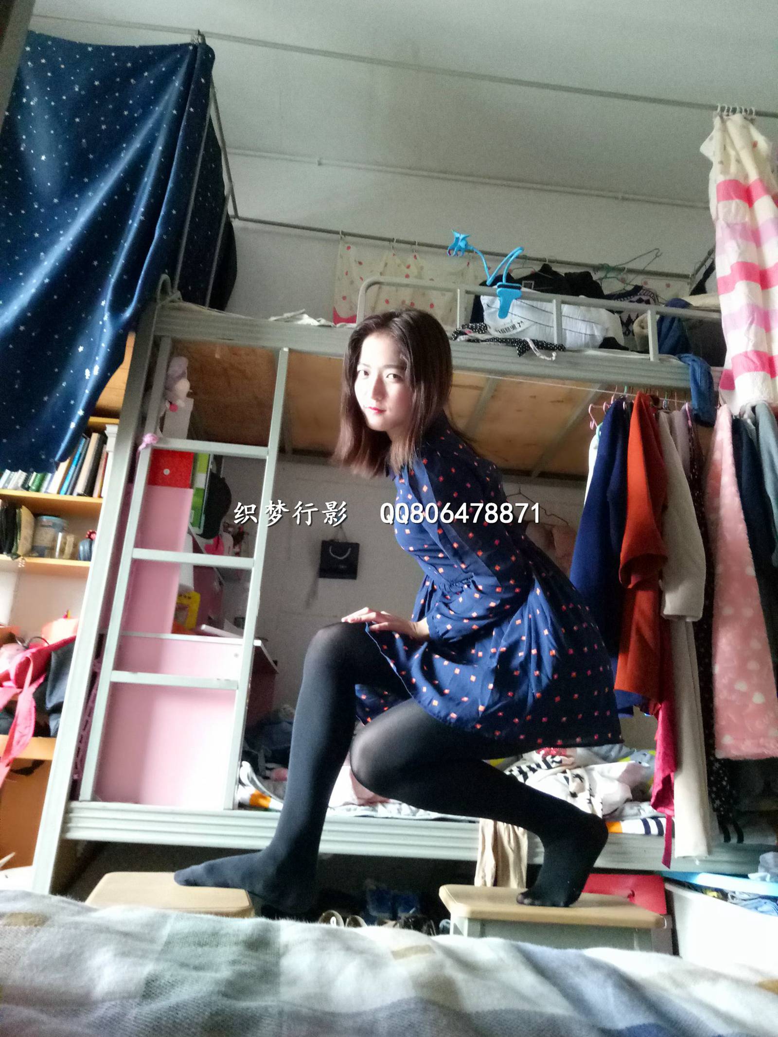 图片[10]-织梦行影@NO.004-第四期 宿舍黑丝高跟（黑丝）[57P] – 速更版-美库