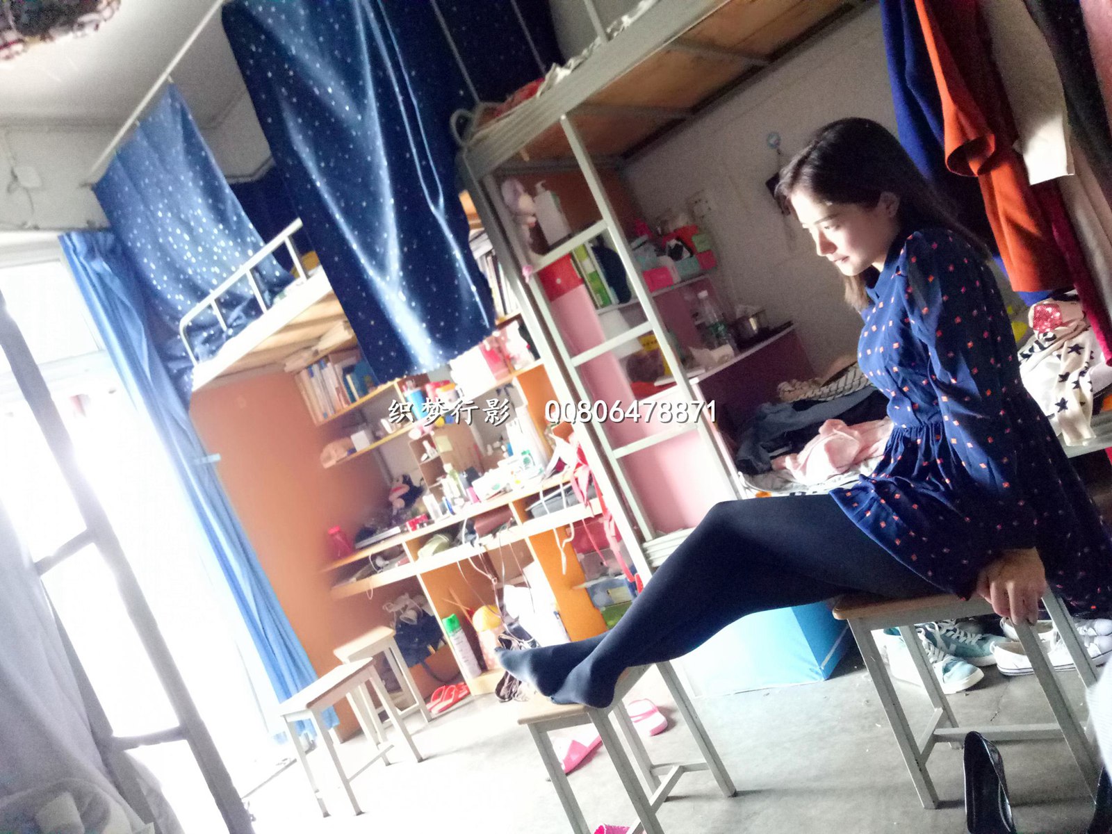 图片[14]-织梦行影@NO.004-第四期 宿舍黑丝高跟（黑丝）[57P] – 速更版-美库