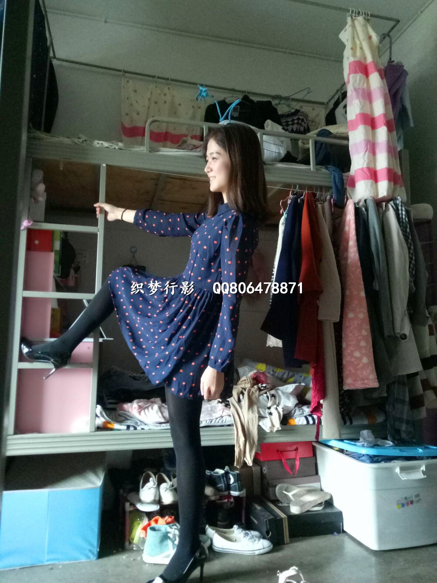 图片[17]-织梦行影@NO.004-第四期 宿舍黑丝高跟（黑丝）[57P] – 速更版-美库