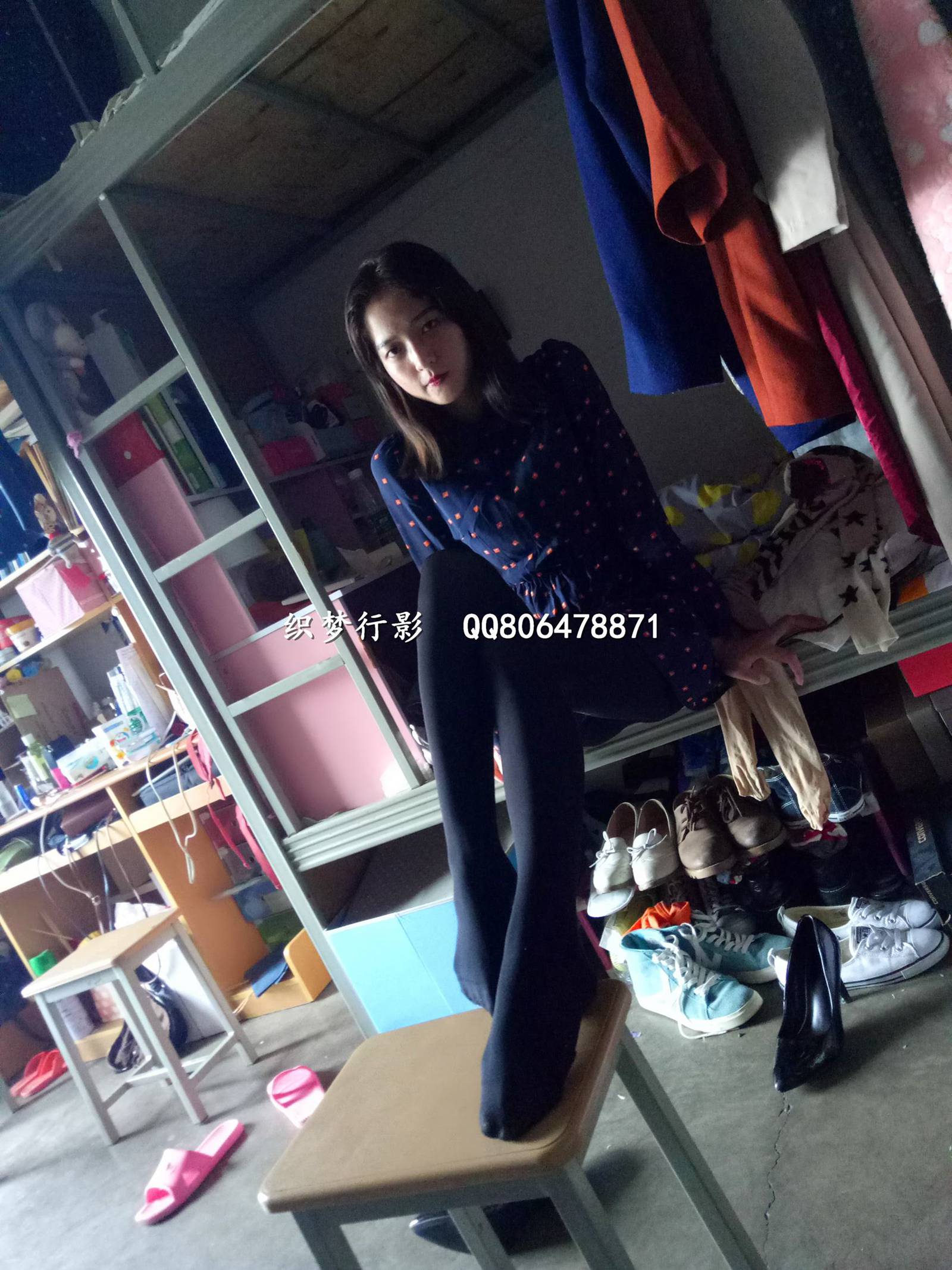 图片[26]-织梦行影@NO.004-第四期 宿舍黑丝高跟（黑丝）[57P] – 速更版-美库