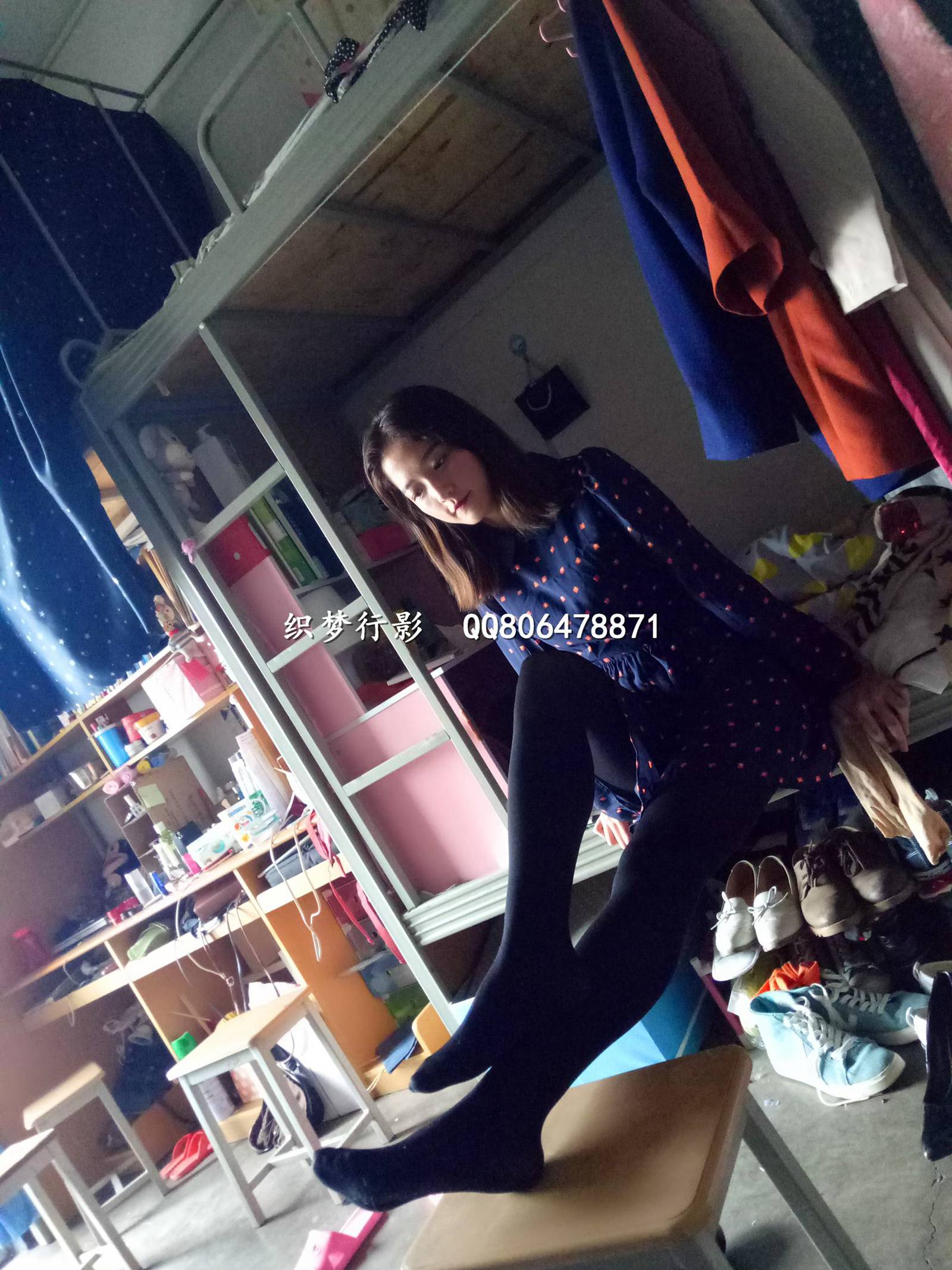 图片[35]-织梦行影@NO.004-第四期 宿舍黑丝高跟（黑丝）[57P] – 速更版-美库