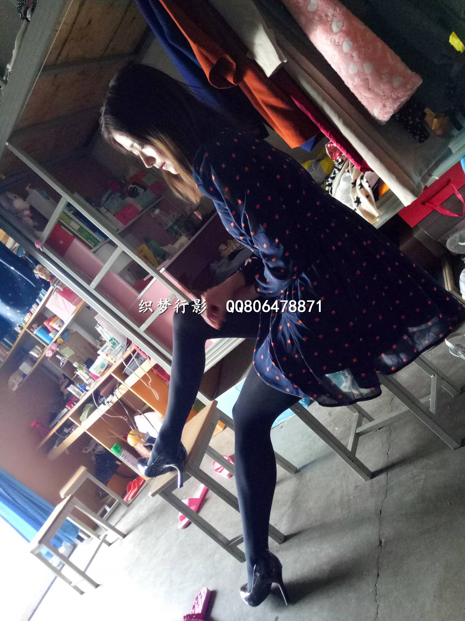 图片[37]-织梦行影@NO.004-第四期 宿舍黑丝高跟（黑丝）[57P] – 速更版-美库