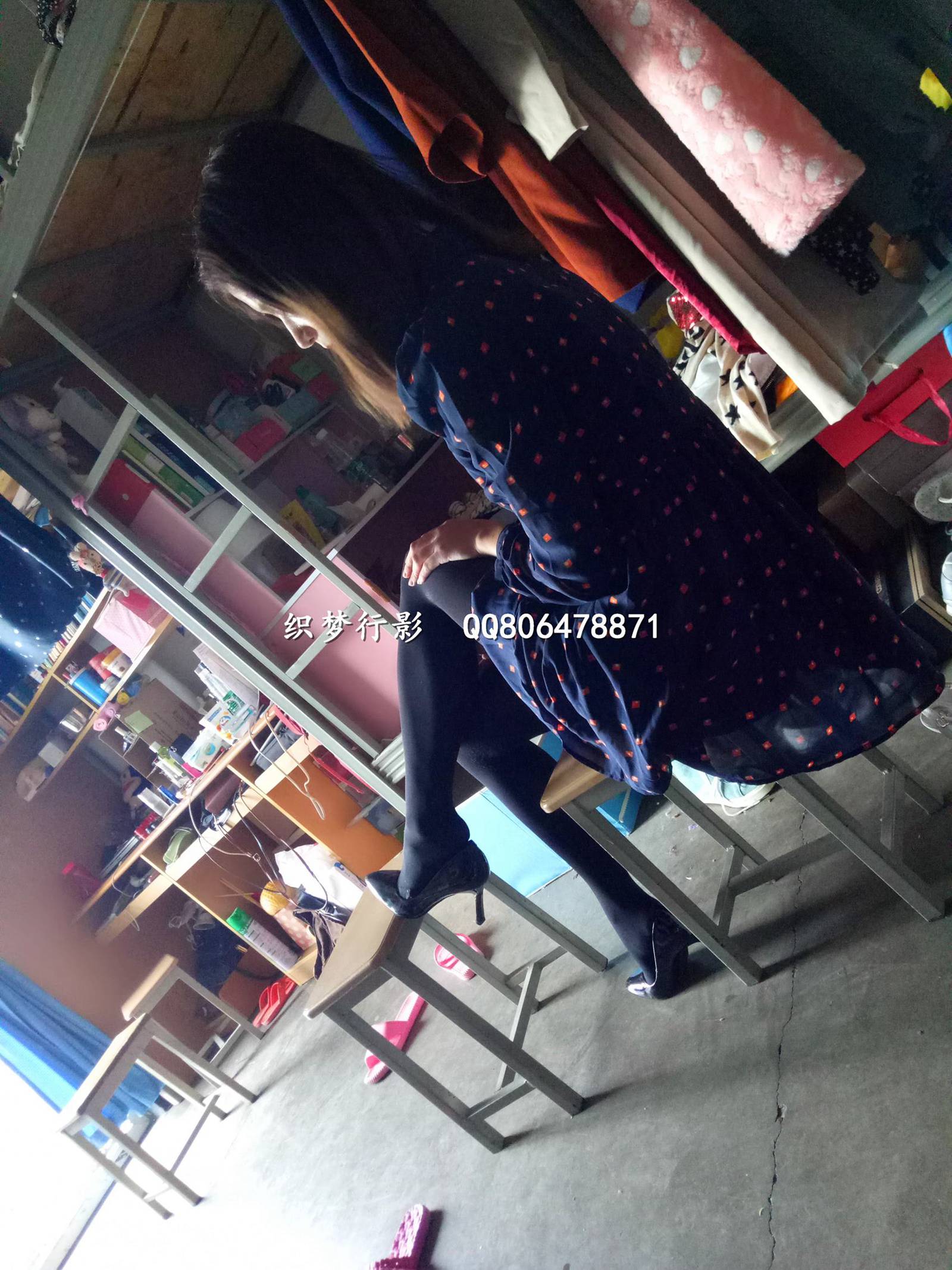 图片[43]-织梦行影@NO.004-第四期 宿舍黑丝高跟（黑丝）[57P] – 速更版-美库