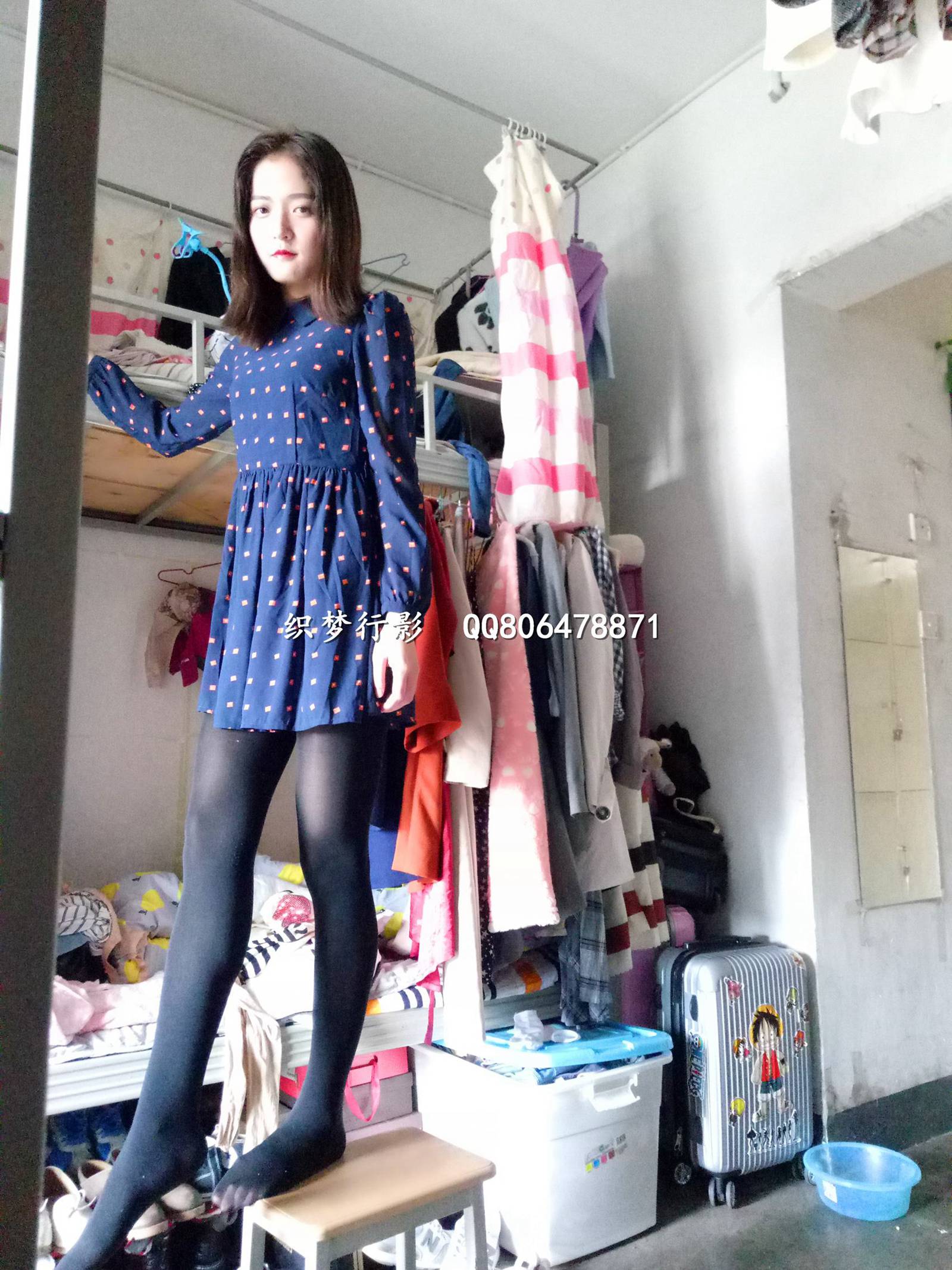 图片[45]-织梦行影@NO.004-第四期 宿舍黑丝高跟（黑丝）[57P] – 速更版-美库