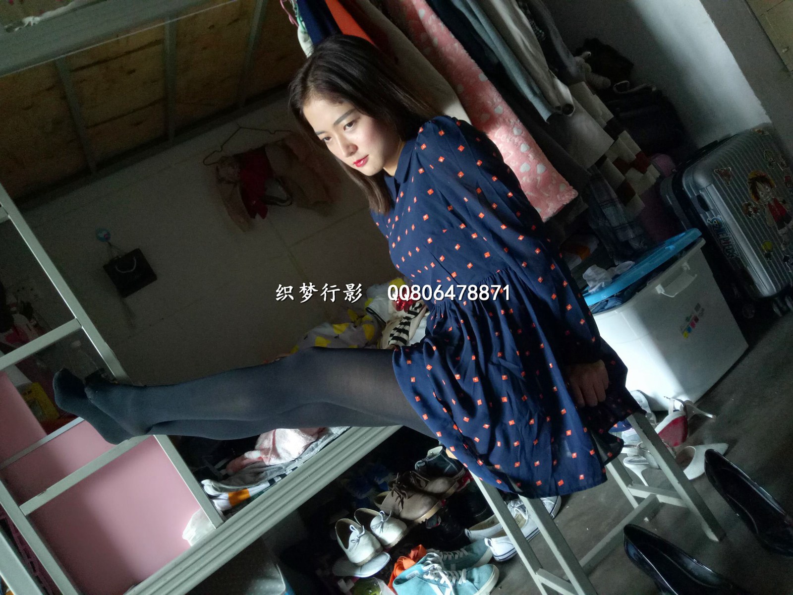 图片[47]-织梦行影@NO.004-第四期 宿舍黑丝高跟（黑丝）[57P] – 速更版-美库