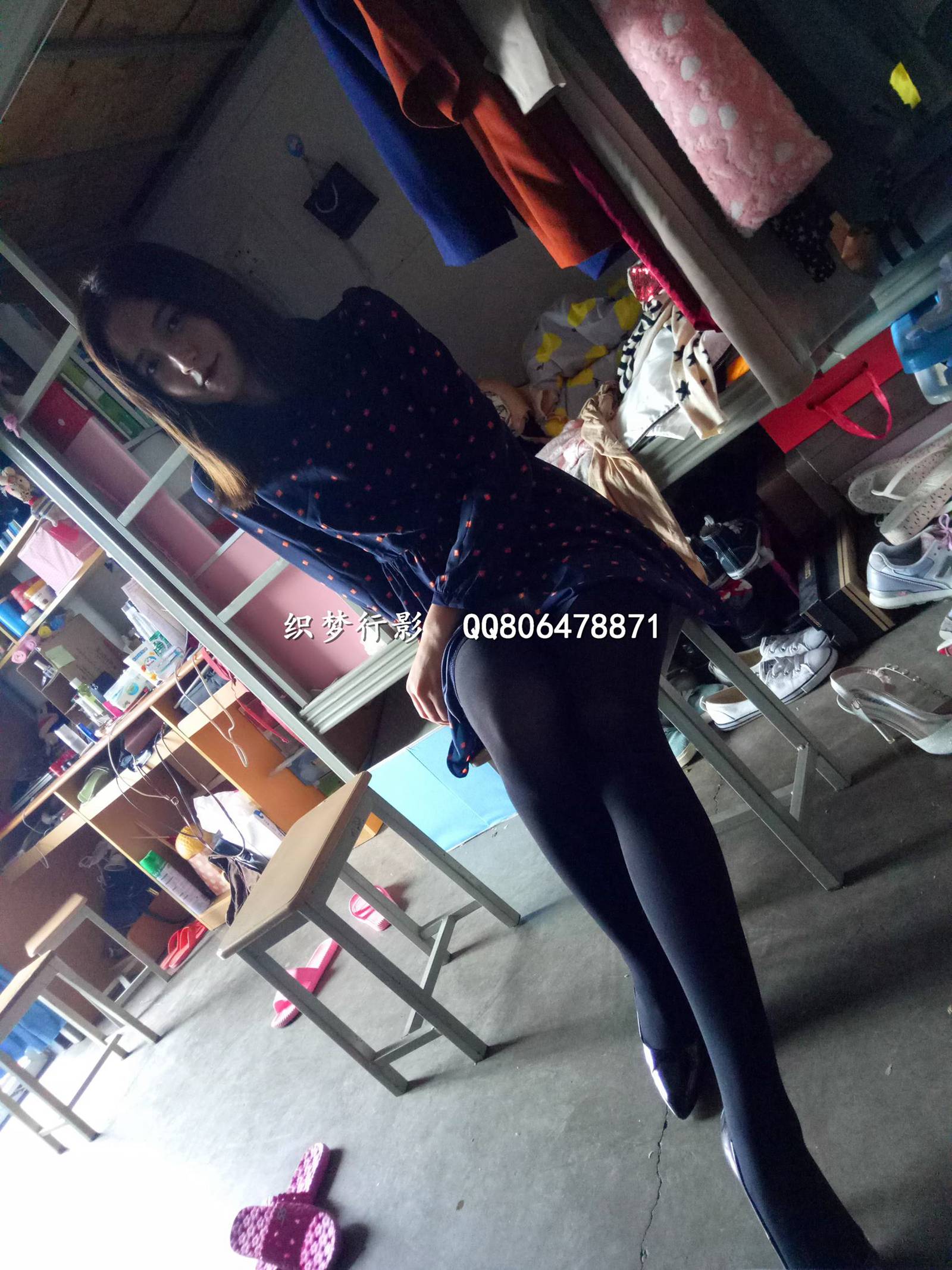 图片[48]-织梦行影@NO.004-第四期 宿舍黑丝高跟（黑丝）[57P] – 速更版-美库