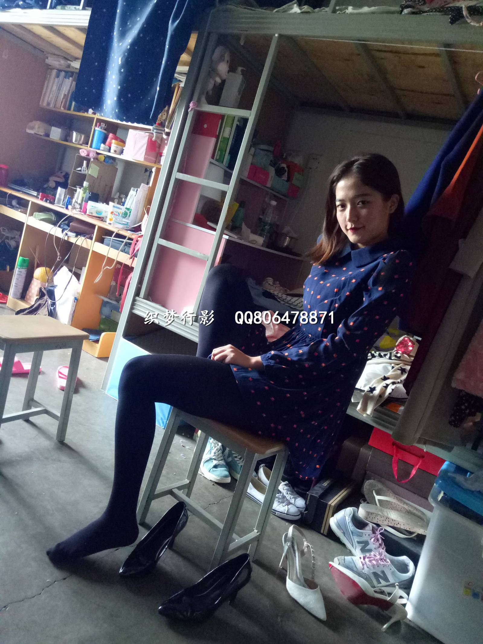 图片[50]-织梦行影@NO.004-第四期 宿舍黑丝高跟（黑丝）[57P] – 速更版-美库