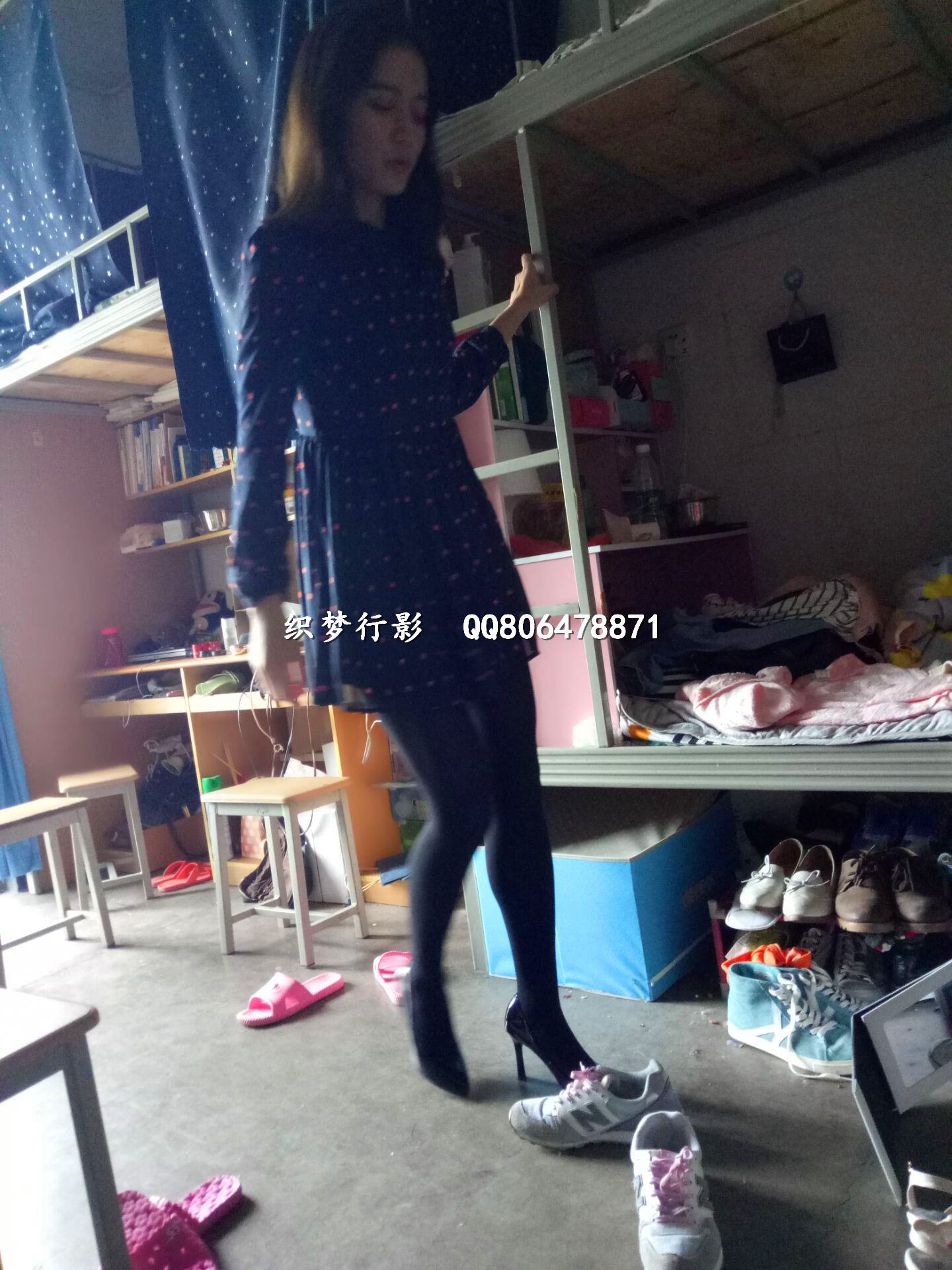 图片[52]-织梦行影@NO.004-第四期 宿舍黑丝高跟（黑丝）[57P] – 速更版-美库