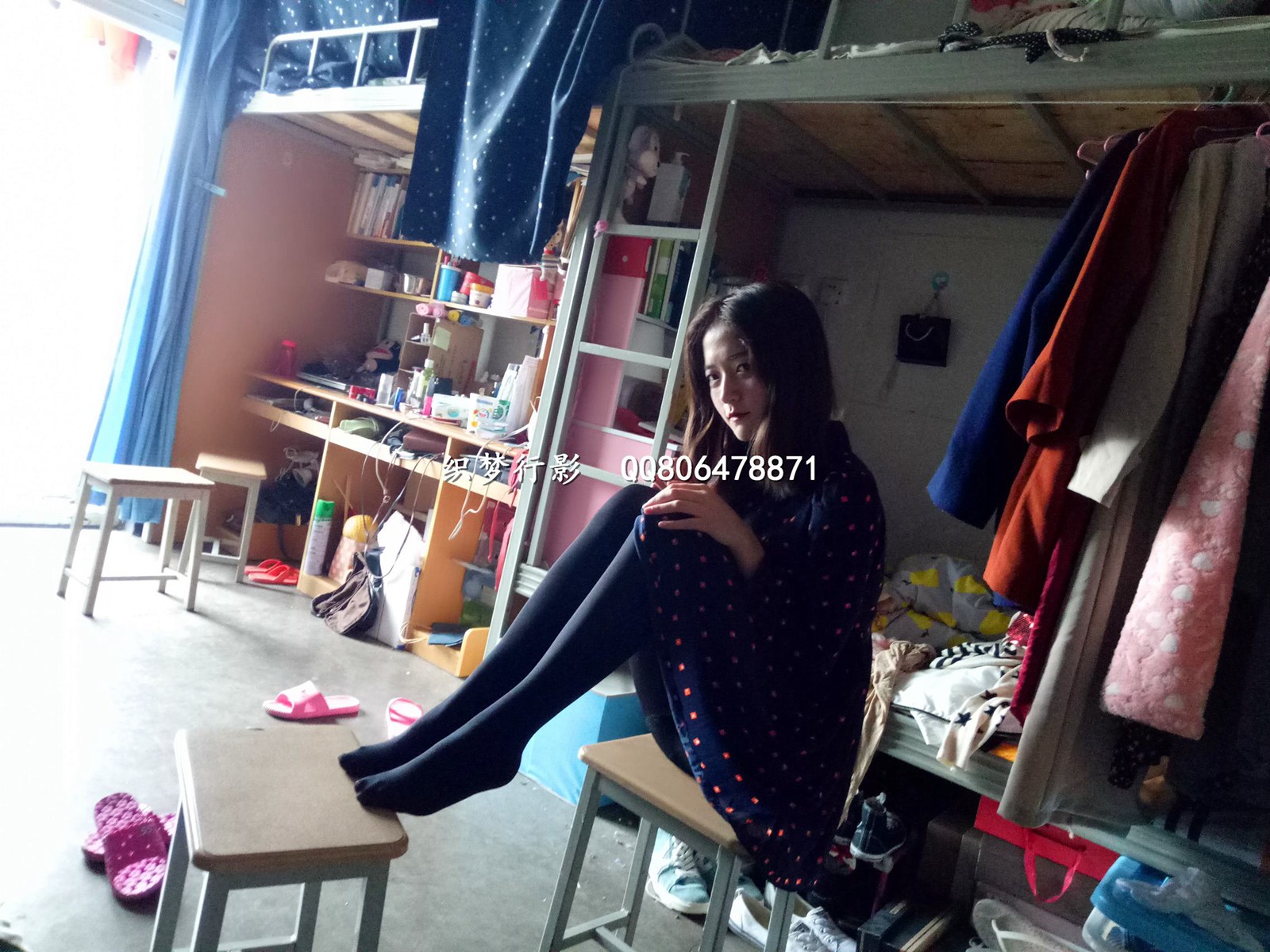 图片[55]-织梦行影@NO.004-第四期 宿舍黑丝高跟（黑丝）[57P] – 速更版-美库