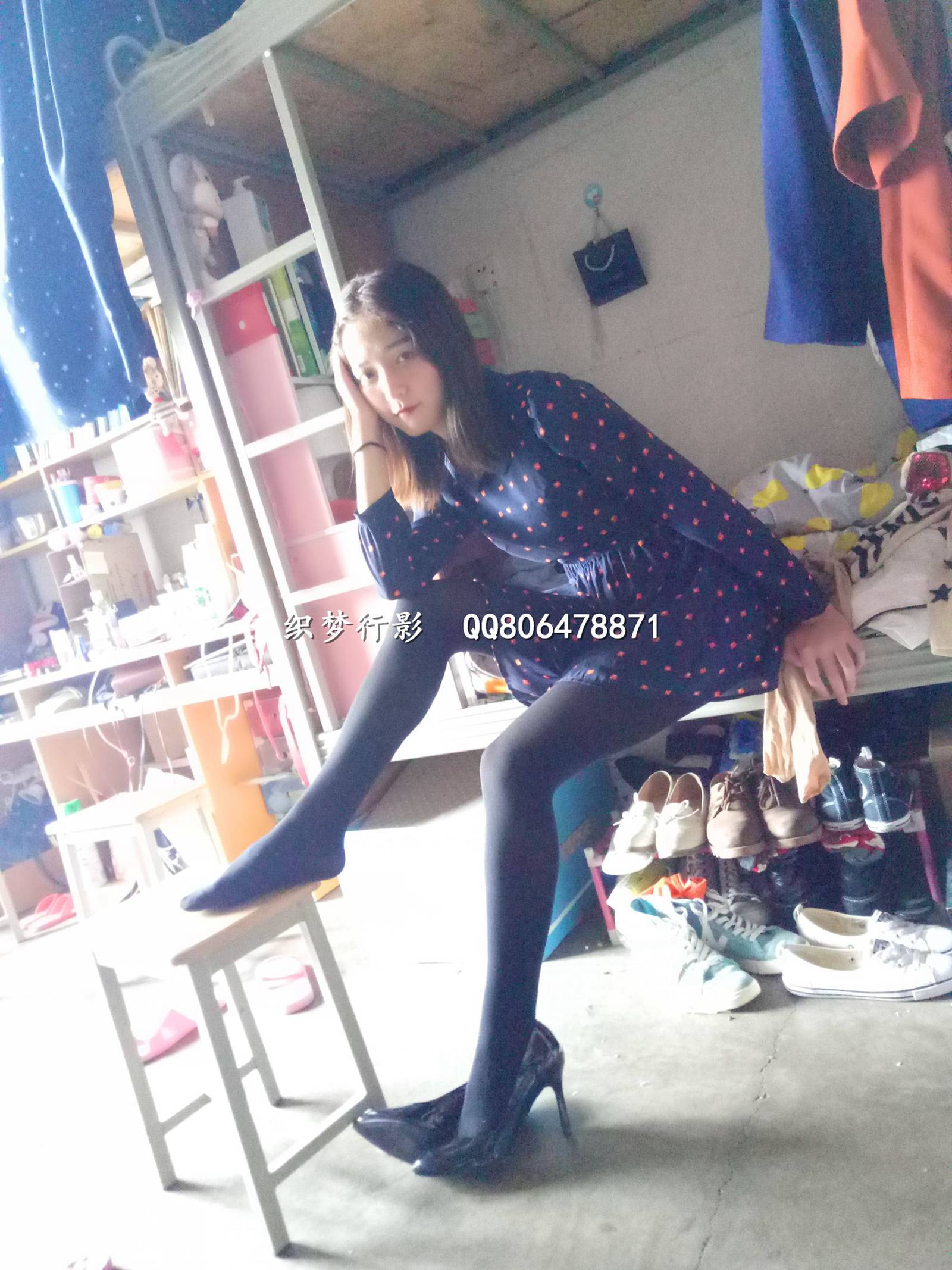 图片[56]-织梦行影@NO.004-第四期 宿舍黑丝高跟（黑丝）[57P] – 速更版-美库