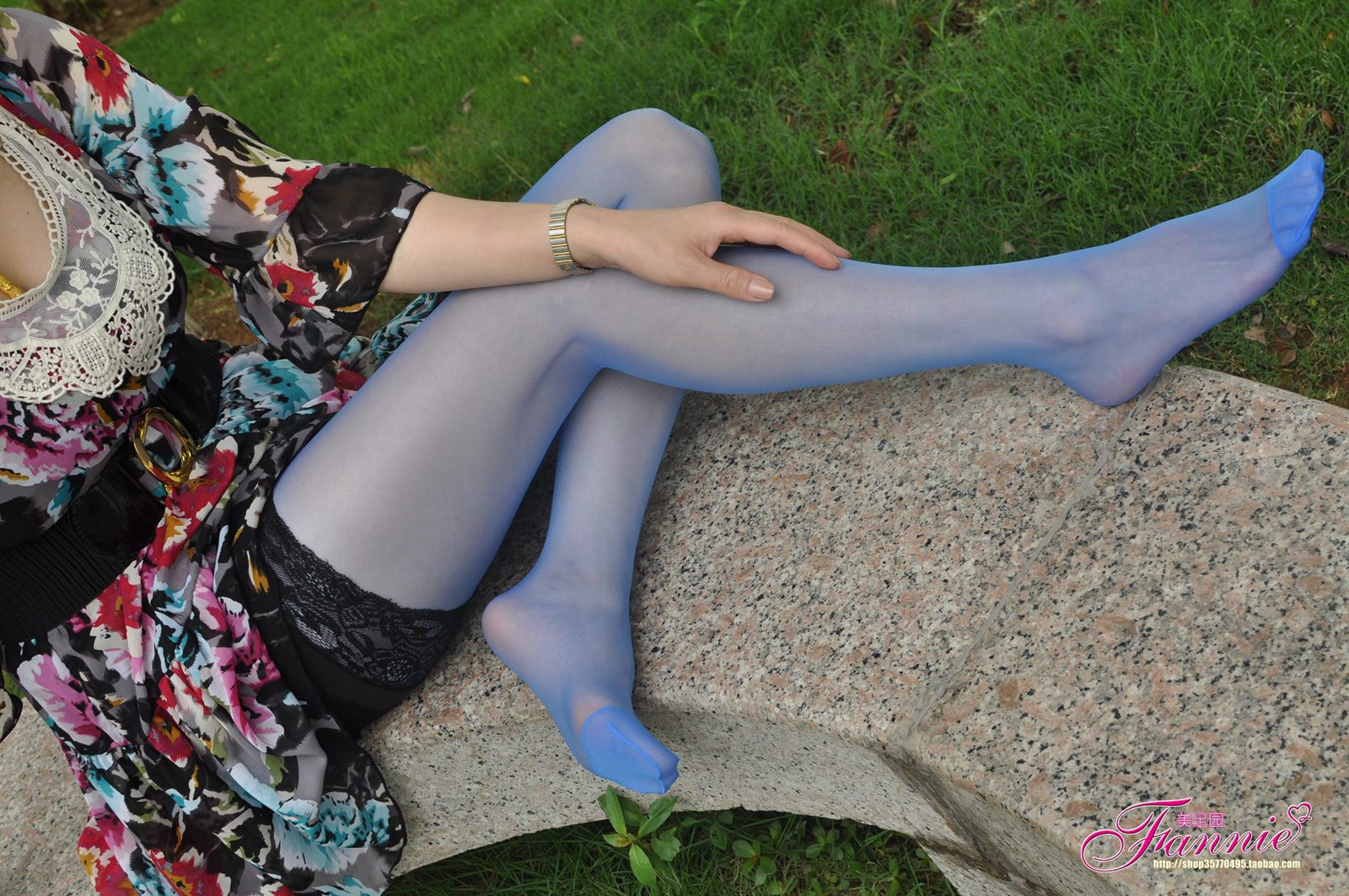 图片[35]-Fannie芬妮每足园 No.429 丝魅 彩丝 蓝色[61P] – 速更版-美库