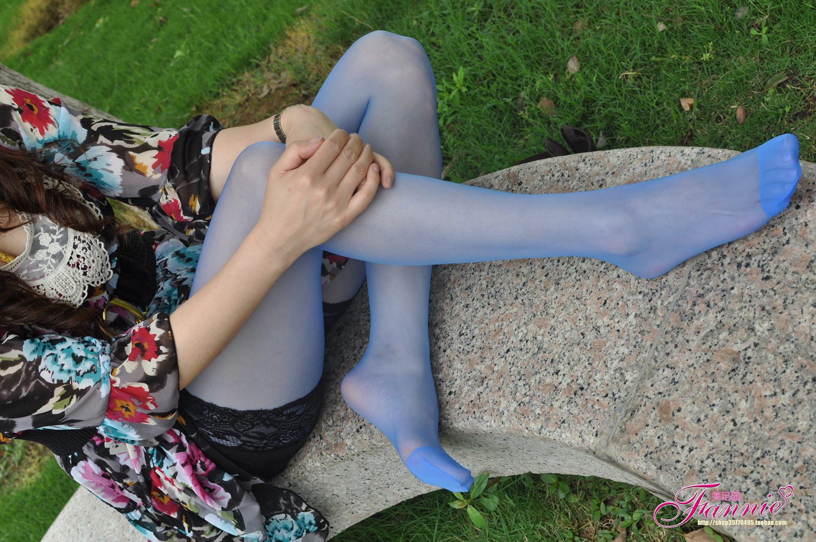 图片[36]-Fannie芬妮每足园 No.429 丝魅 彩丝 蓝色[61P] – 速更版-美库