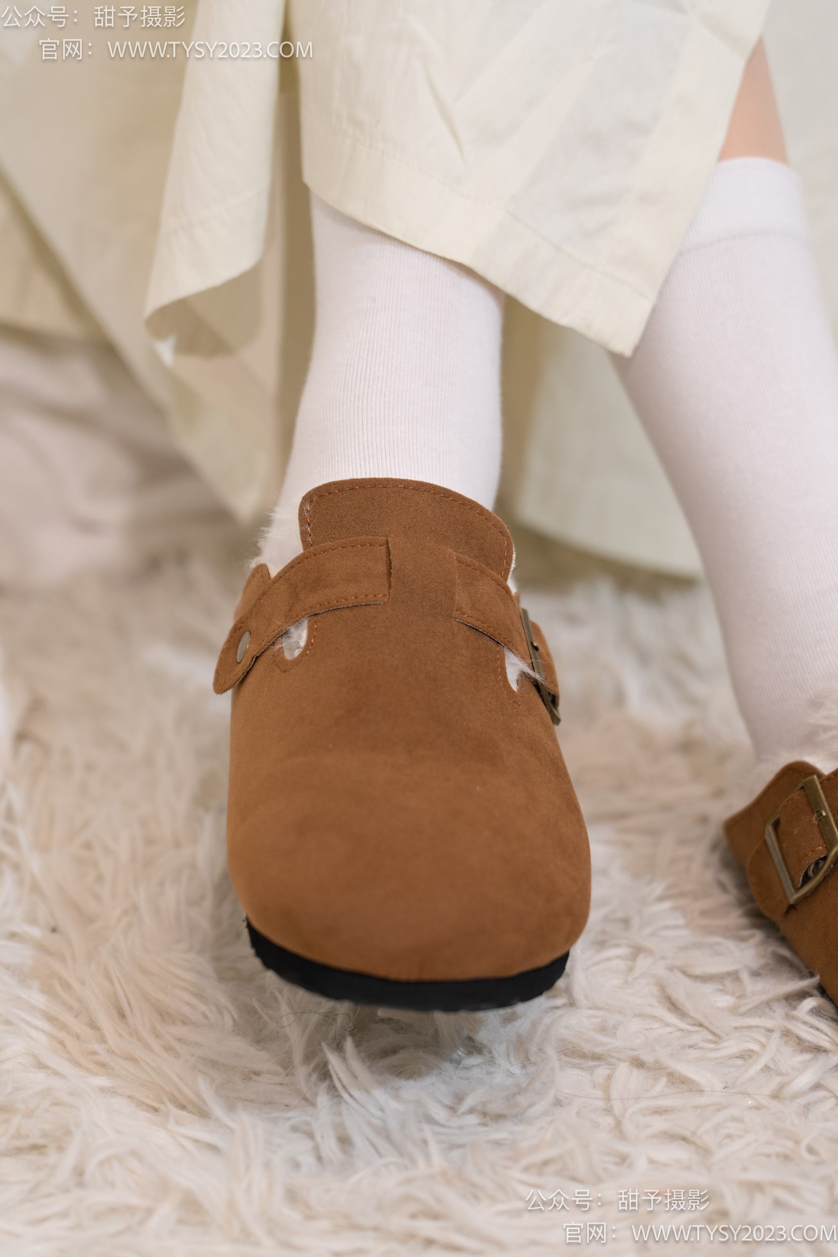 图片[10]-甜予摄影 NO.013 帆帆-平底鞋、白棉袜、裸足[130P] – 速更版-美库