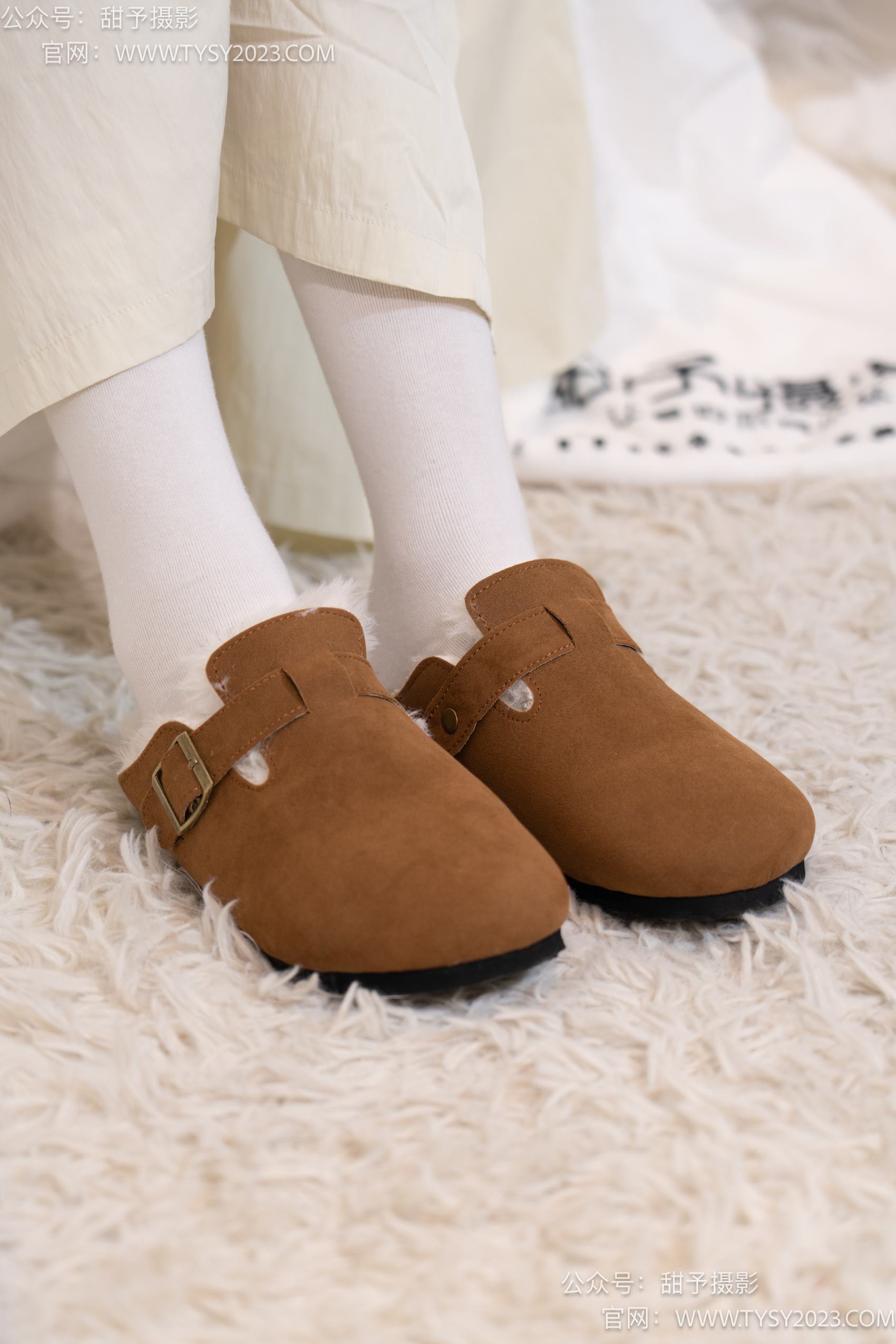 图片[15]-甜予摄影 NO.013 帆帆-平底鞋、白棉袜、裸足[130P] – 速更版-美库