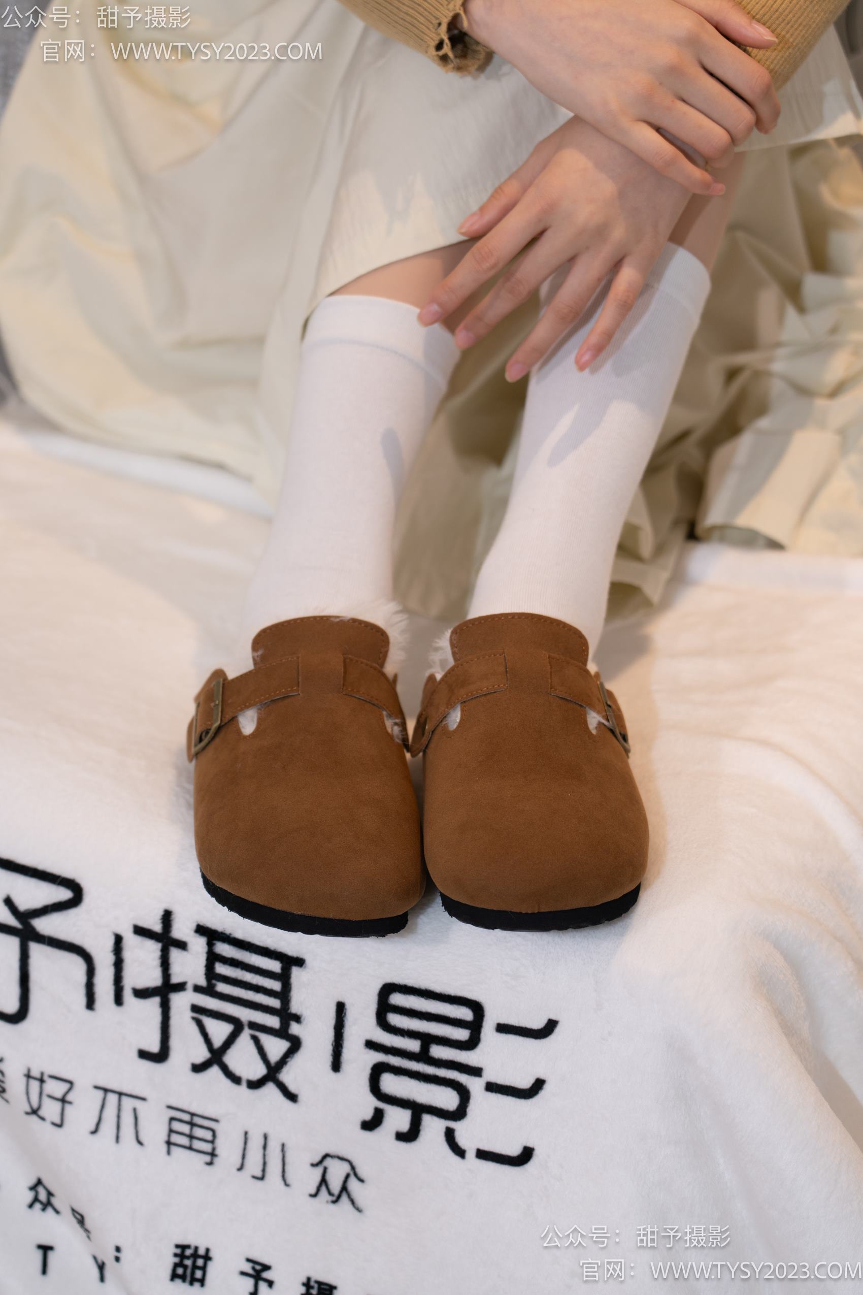 图片[17]-甜予摄影 NO.013 帆帆-平底鞋、白棉袜、裸足[130P] – 速更版-美库