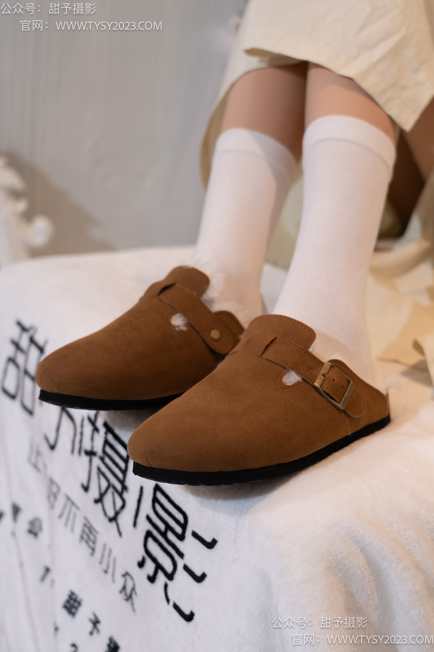 图片[19]-甜予摄影 NO.013 帆帆-平底鞋、白棉袜、裸足[130P] – 速更版-美库