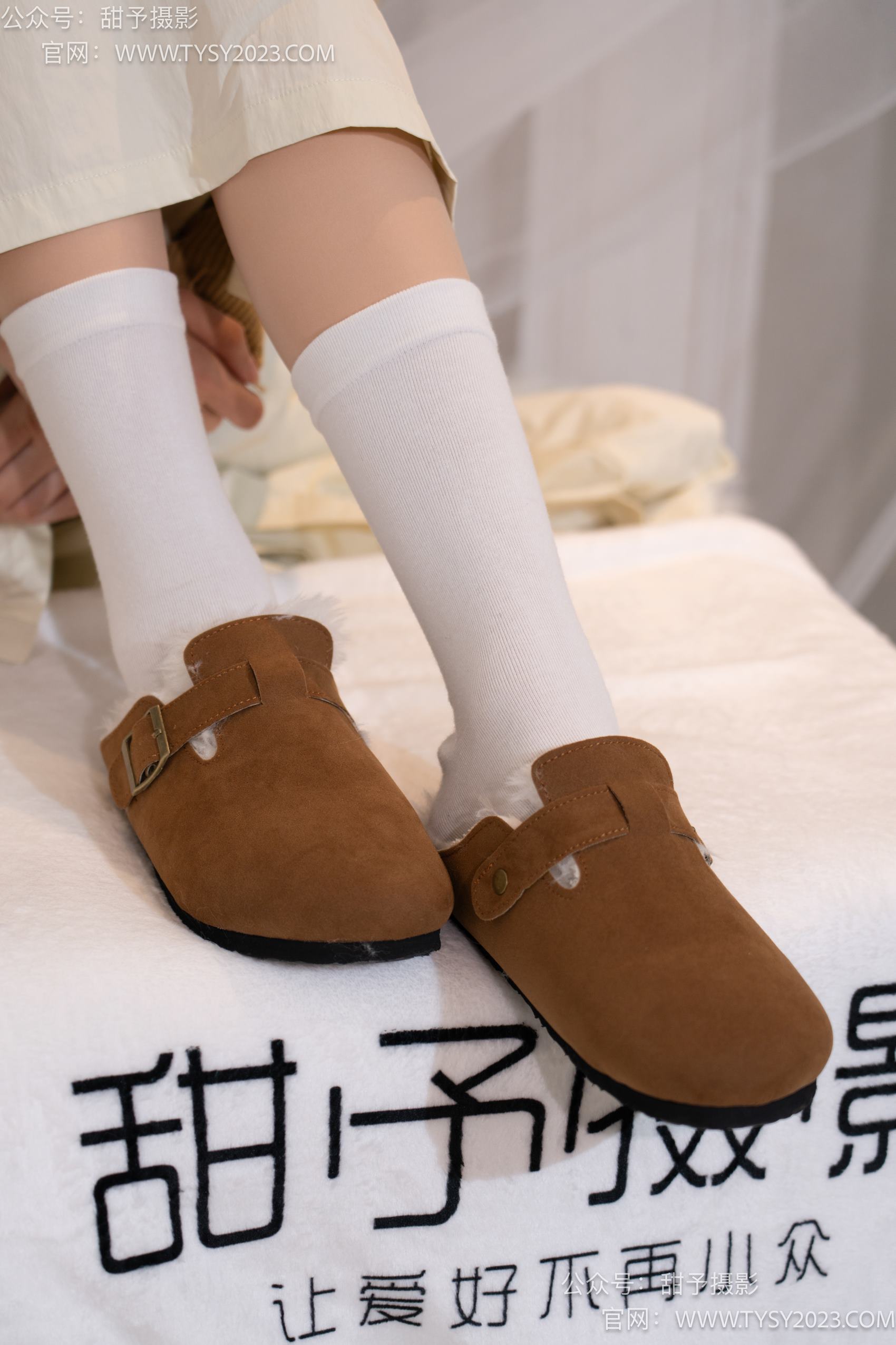 图片[25]-甜予摄影 NO.013 帆帆-平底鞋、白棉袜、裸足[130P] – 速更版-美库