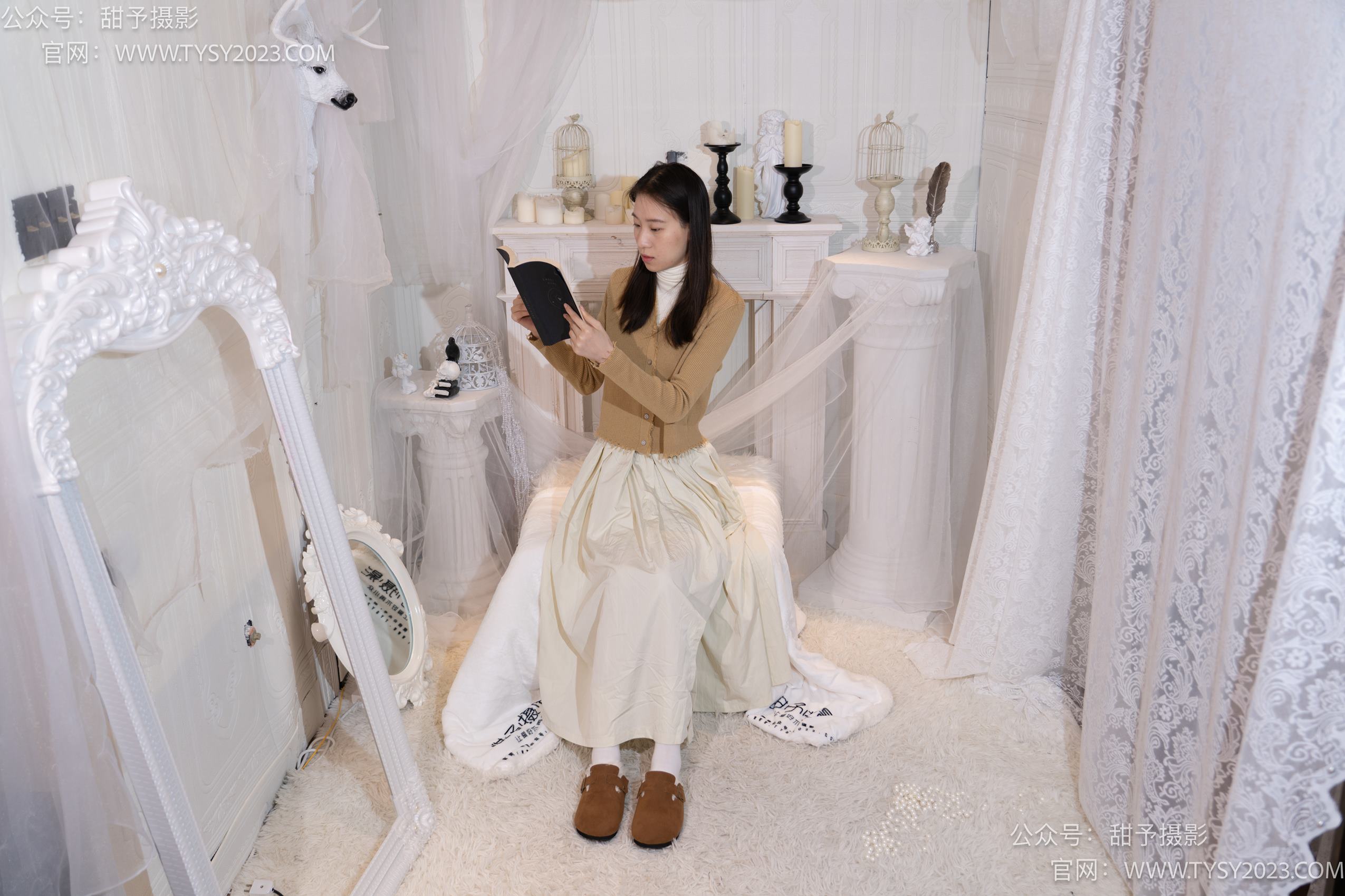 图片[36]-甜予摄影 NO.013 帆帆-平底鞋、白棉袜、裸足[130P] – 速更版-美库