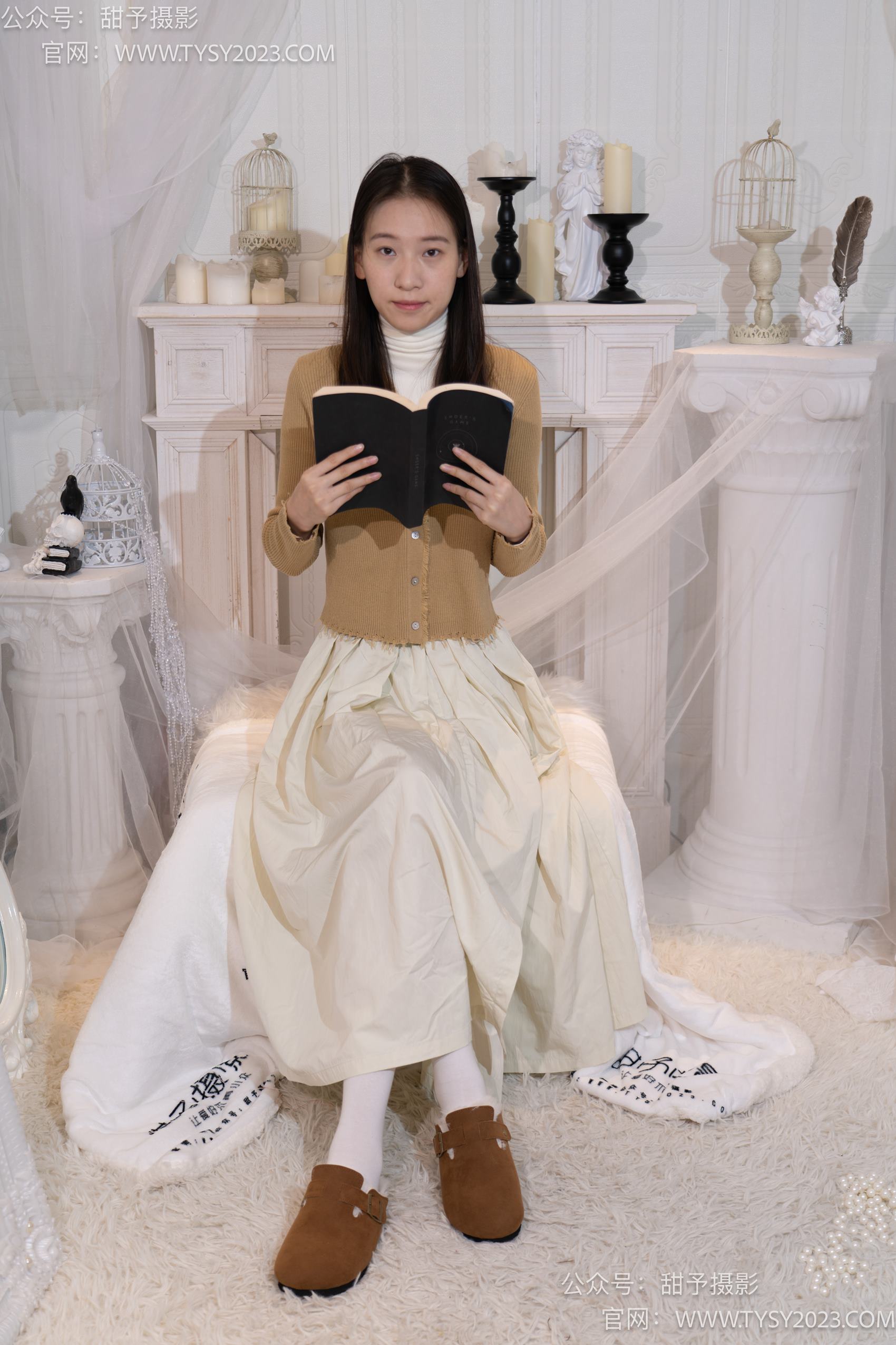 图片[39]-甜予摄影 NO.013 帆帆-平底鞋、白棉袜、裸足[130P] – 速更版-美库