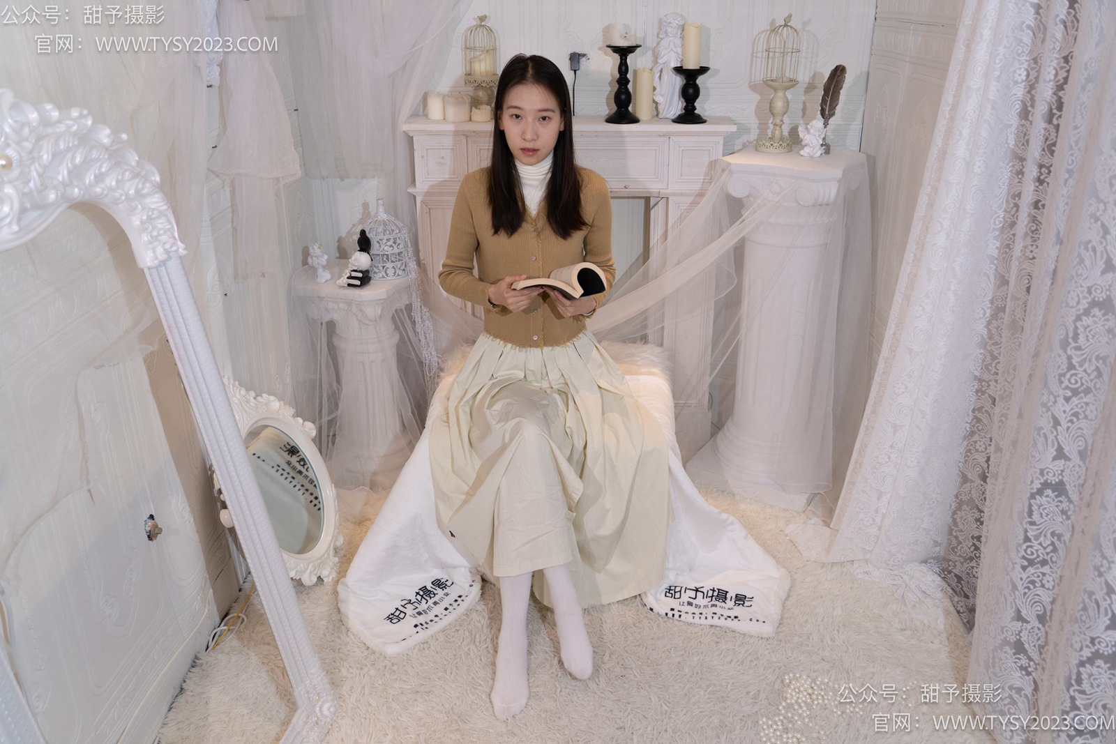 图片[48]-甜予摄影 NO.013 帆帆-平底鞋、白棉袜、裸足[130P] – 速更版-美库