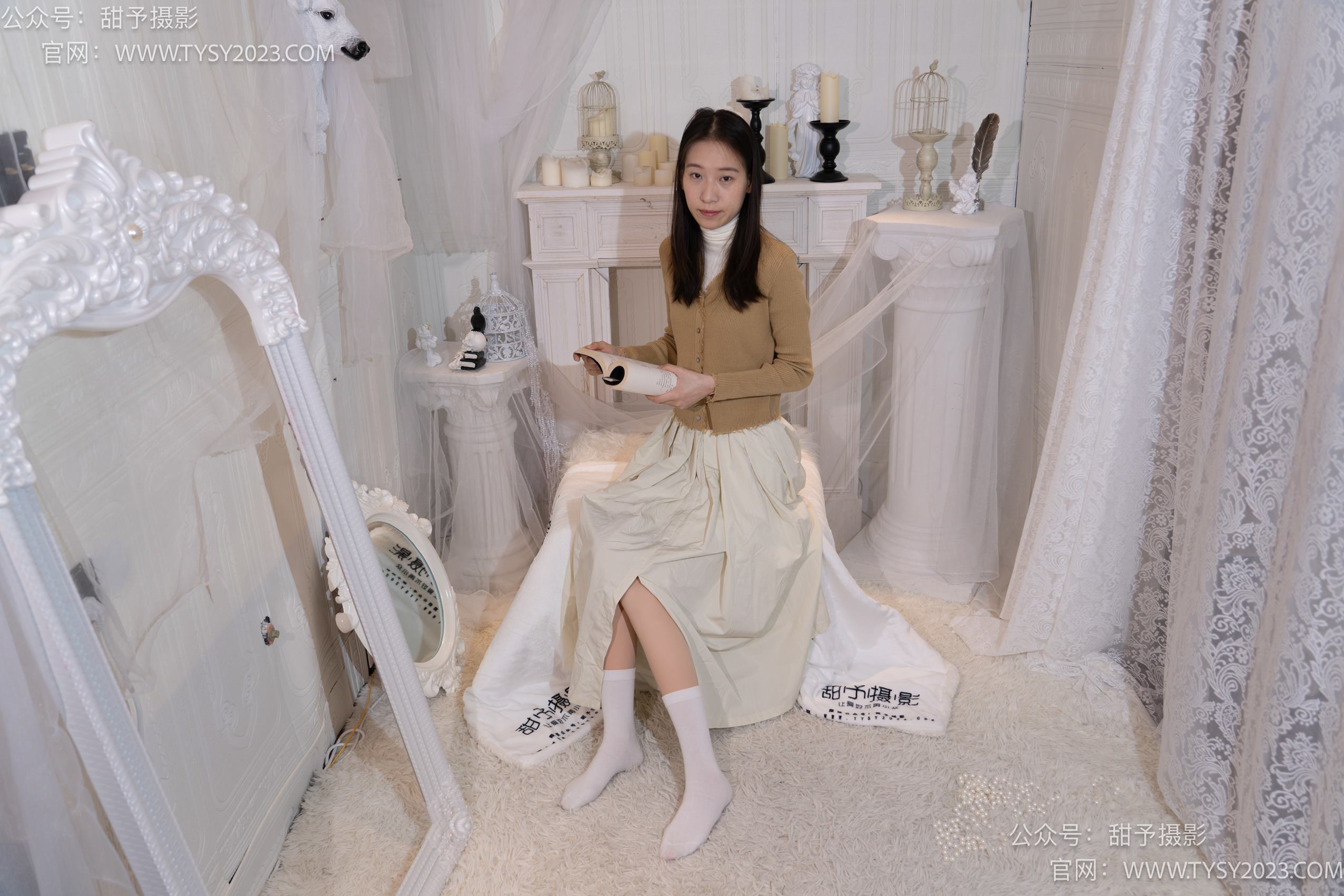 图片[49]-甜予摄影 NO.013 帆帆-平底鞋、白棉袜、裸足[130P] – 速更版-美库