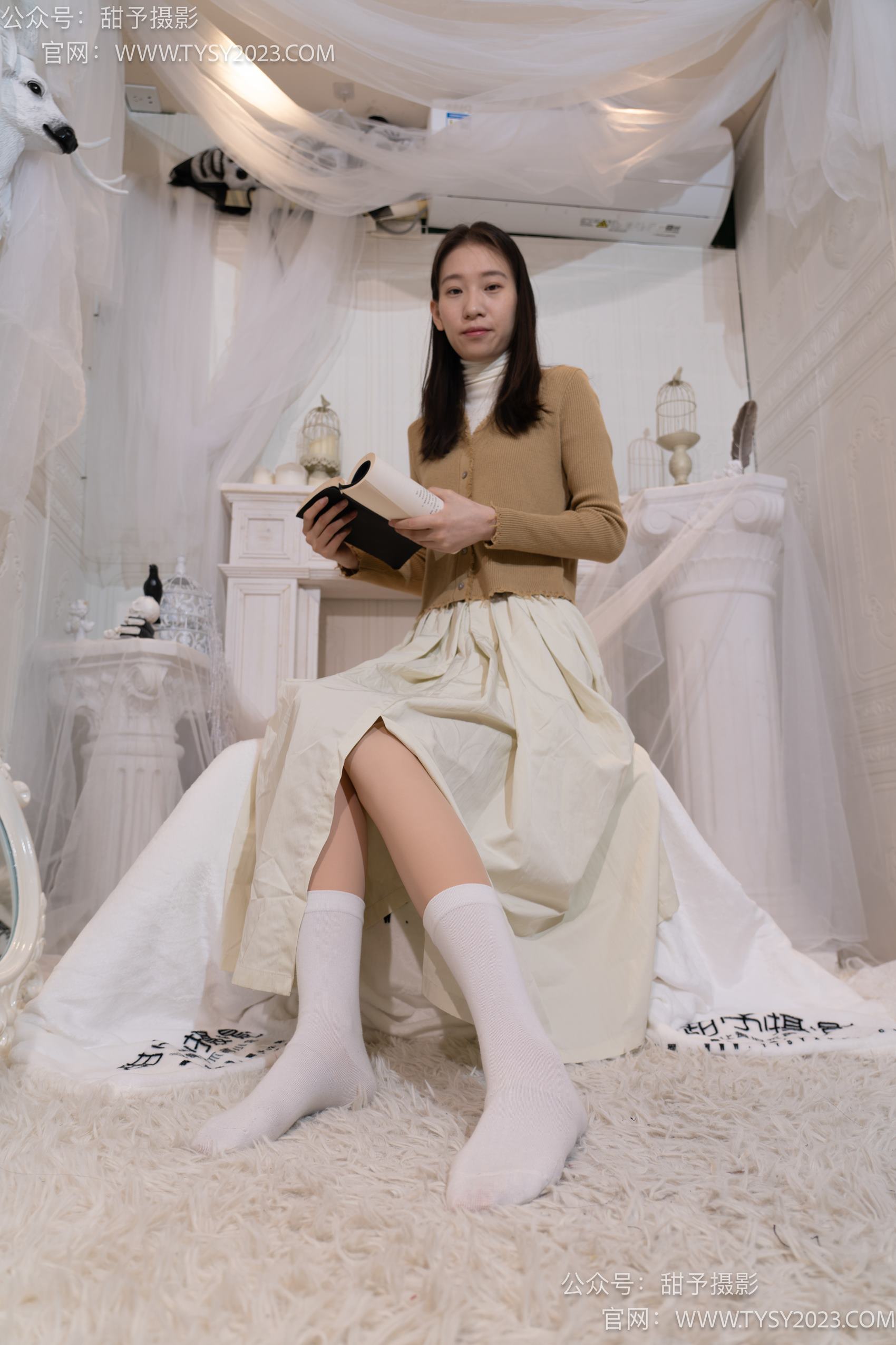 图片[53]-甜予摄影 NO.013 帆帆-平底鞋、白棉袜、裸足[130P] – 速更版-美库