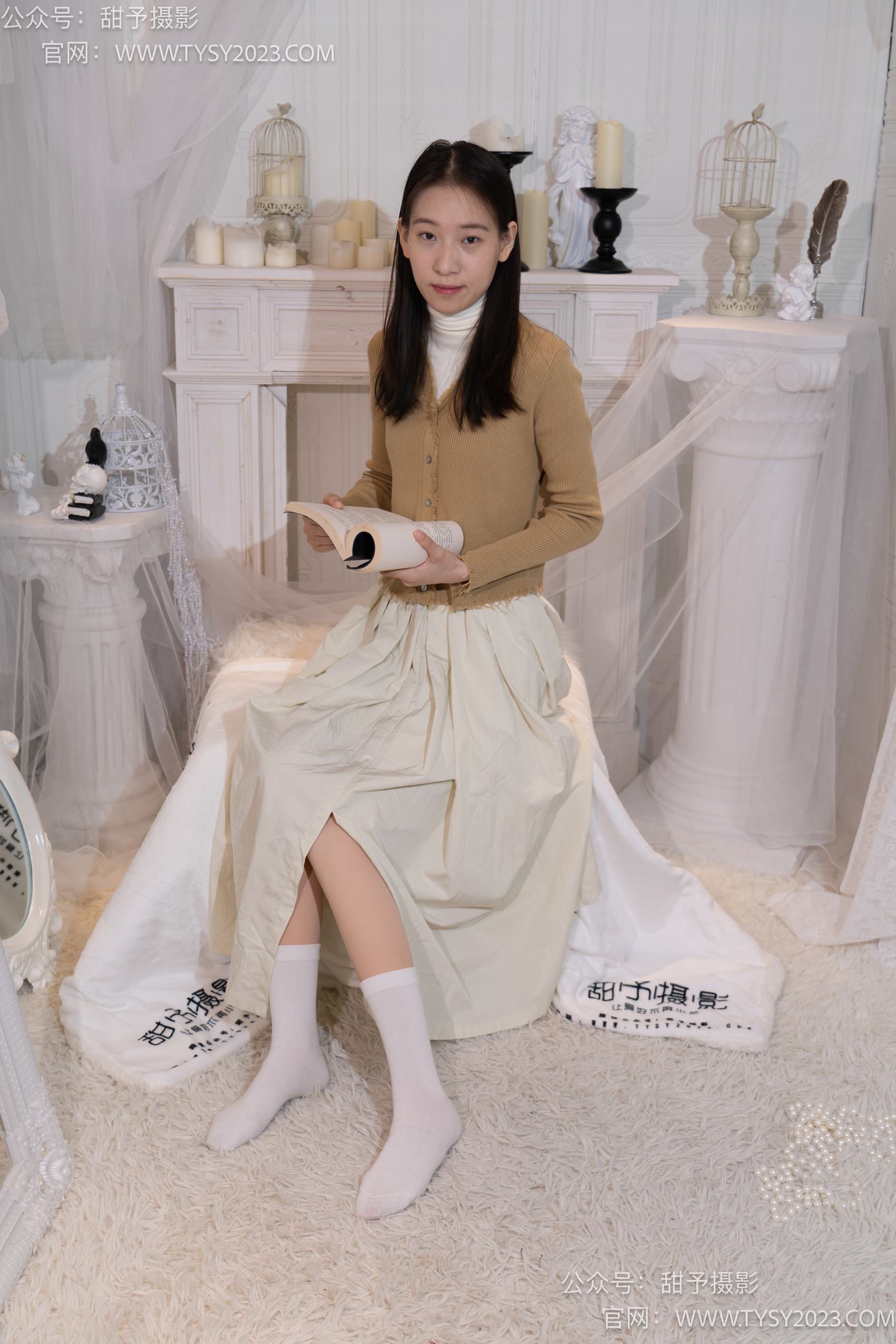 图片[56]-甜予摄影 NO.013 帆帆-平底鞋、白棉袜、裸足[130P] – 速更版-美库