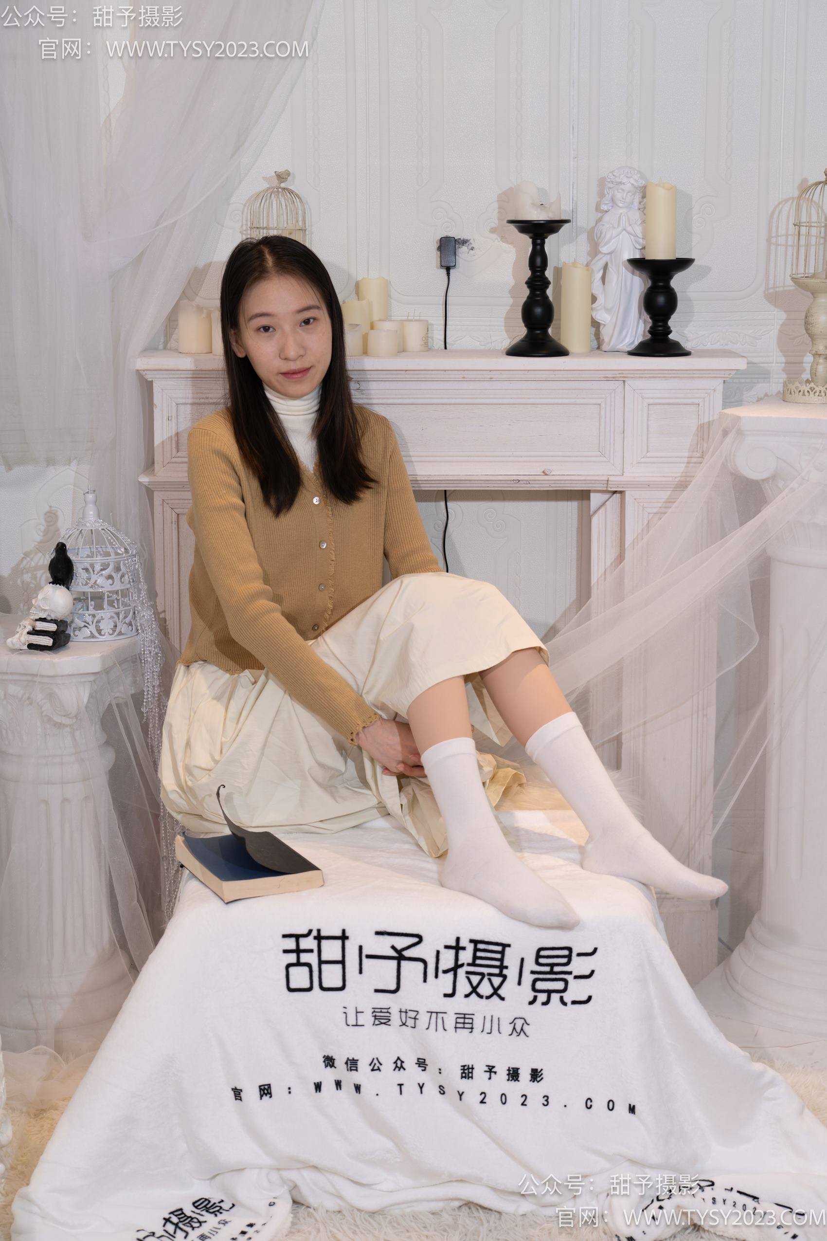 图片[57]-甜予摄影 NO.013 帆帆-平底鞋、白棉袜、裸足[130P] – 速更版-美库