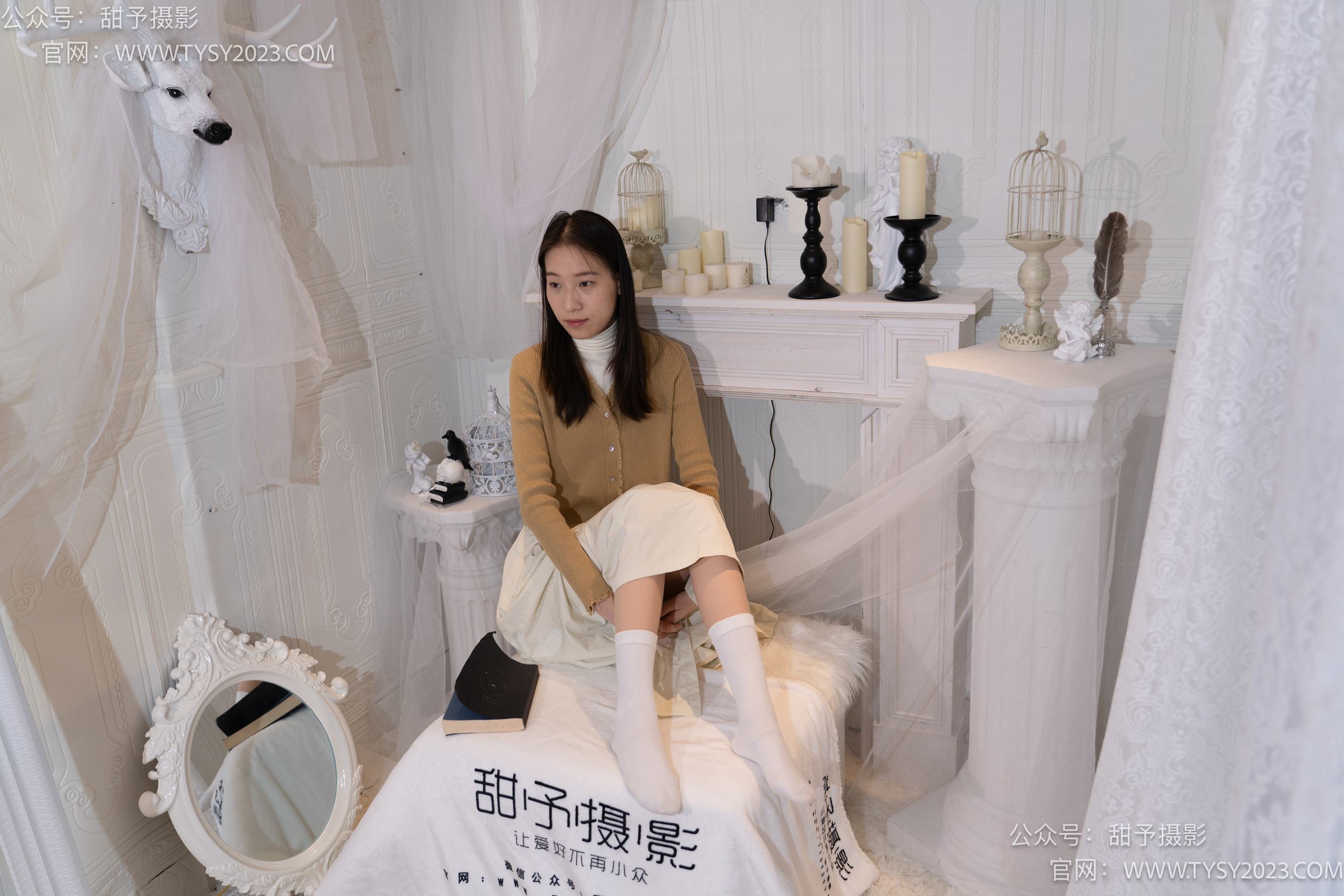 图片[58]-甜予摄影 NO.013 帆帆-平底鞋、白棉袜、裸足[130P] – 速更版-美库