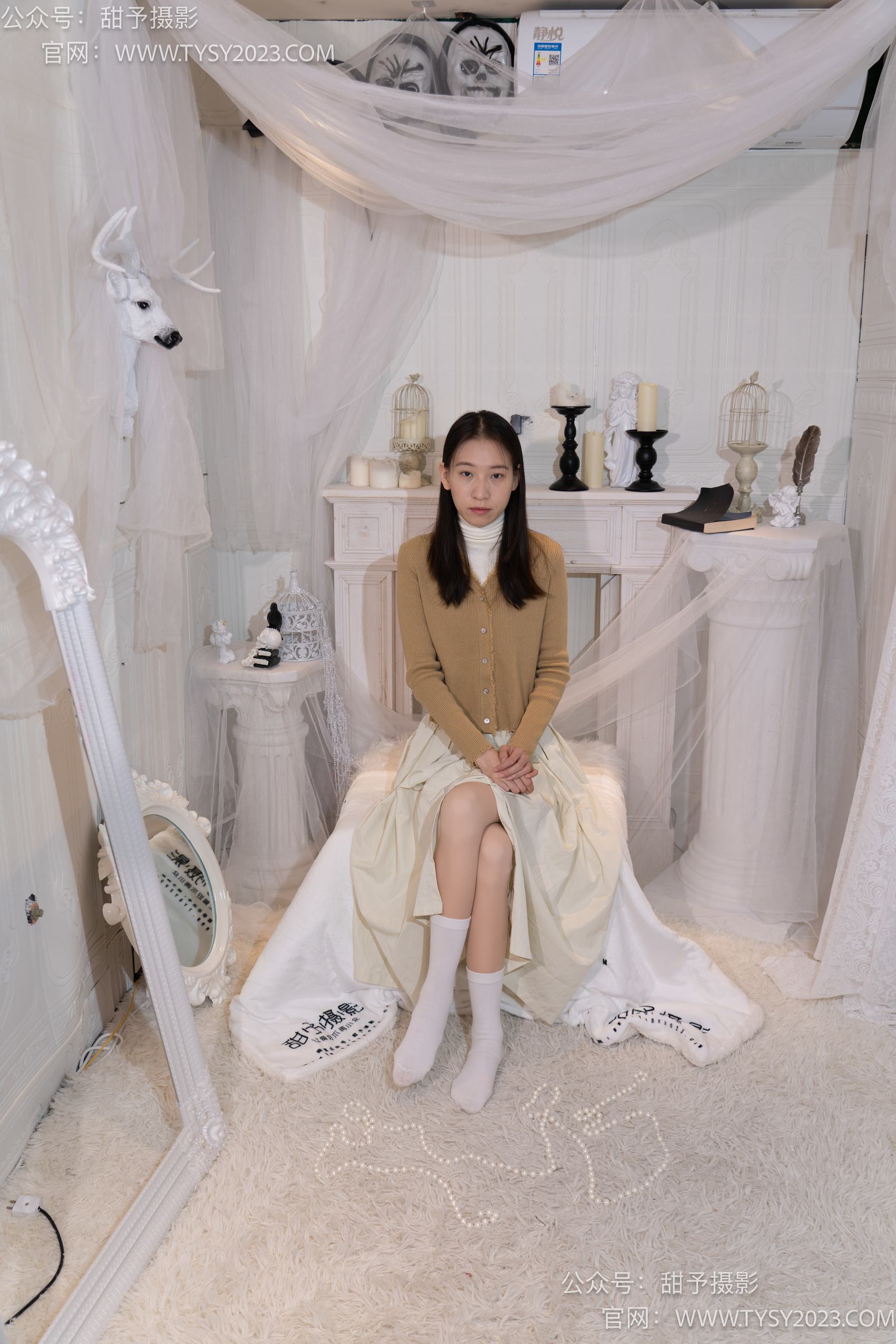 图片[85]-甜予摄影 NO.013 帆帆-平底鞋、白棉袜、裸足[130P] – 速更版-美库