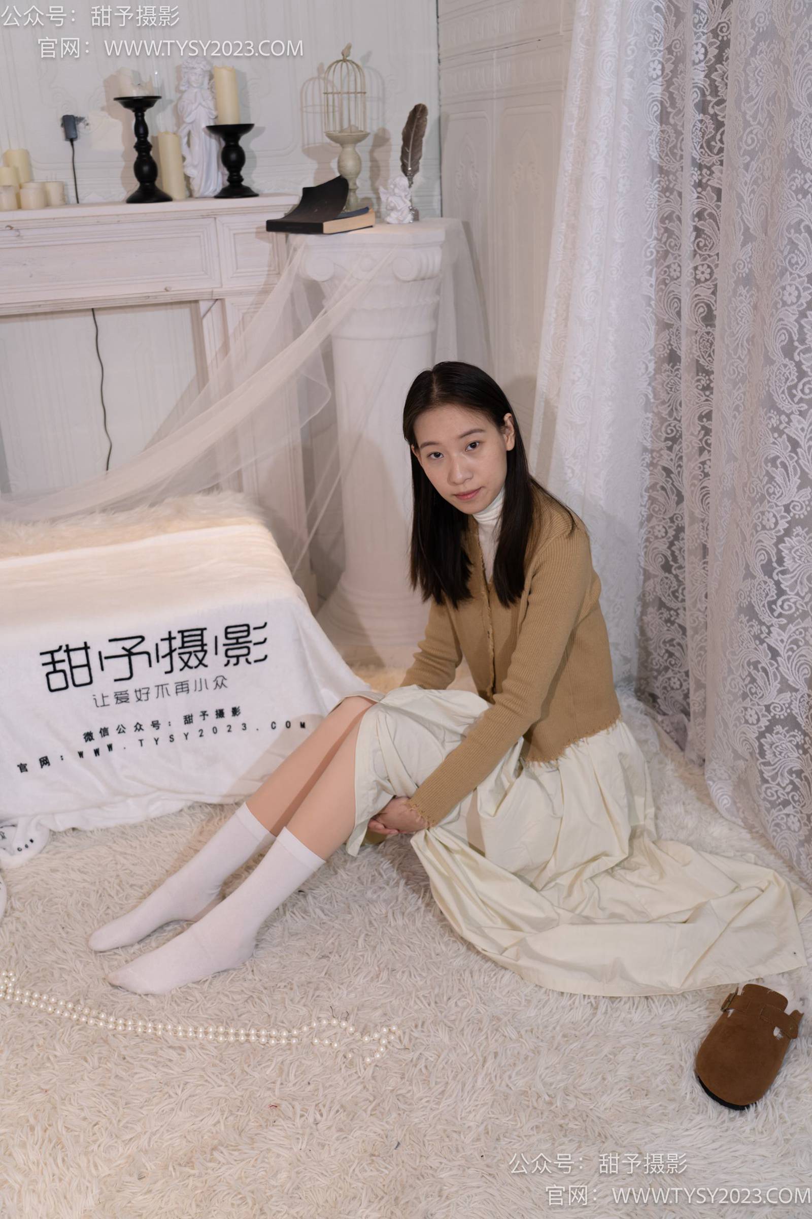 图片[100]-甜予摄影 NO.013 帆帆-平底鞋、白棉袜、裸足[130P] – 速更版-美库