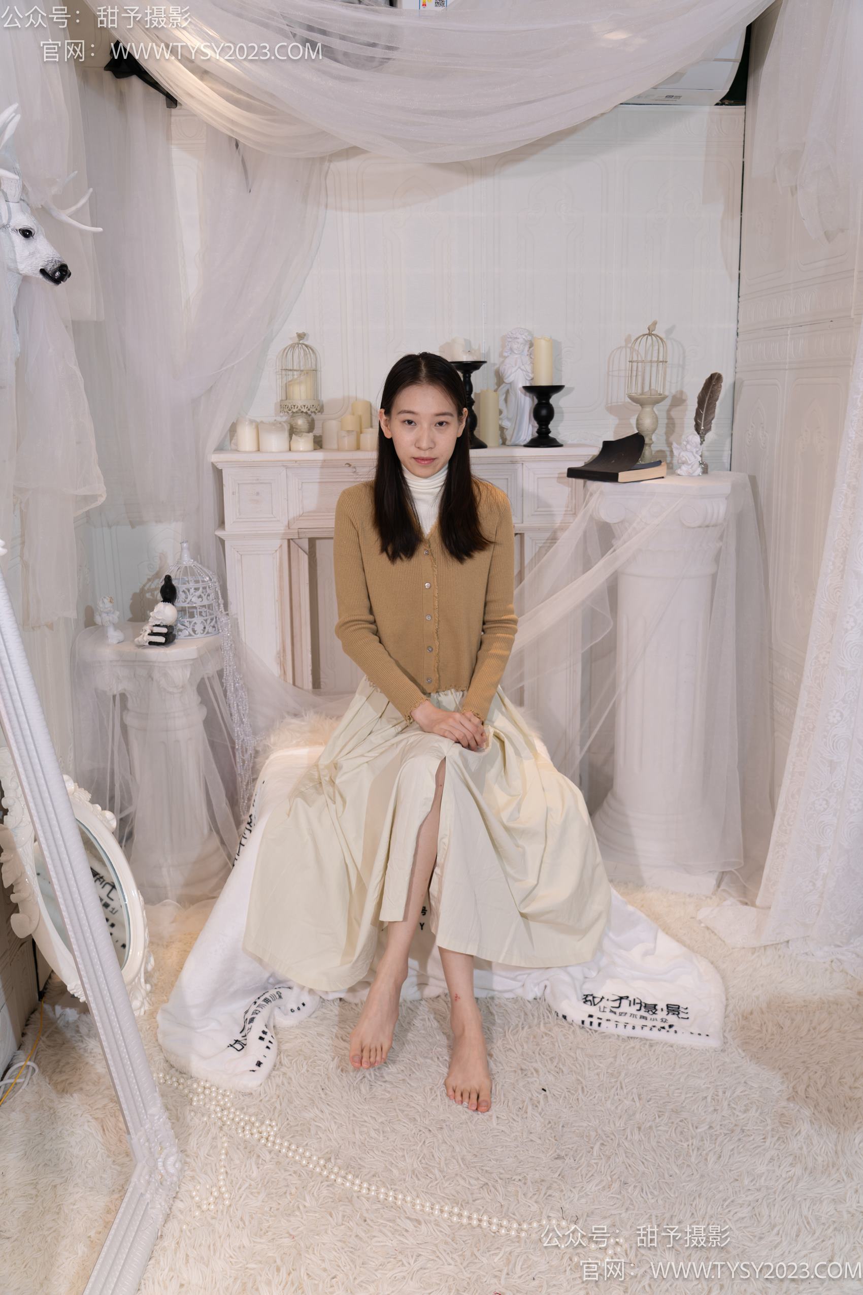 图片[109]-甜予摄影 NO.013 帆帆-平底鞋、白棉袜、裸足[130P] – 速更版-美库